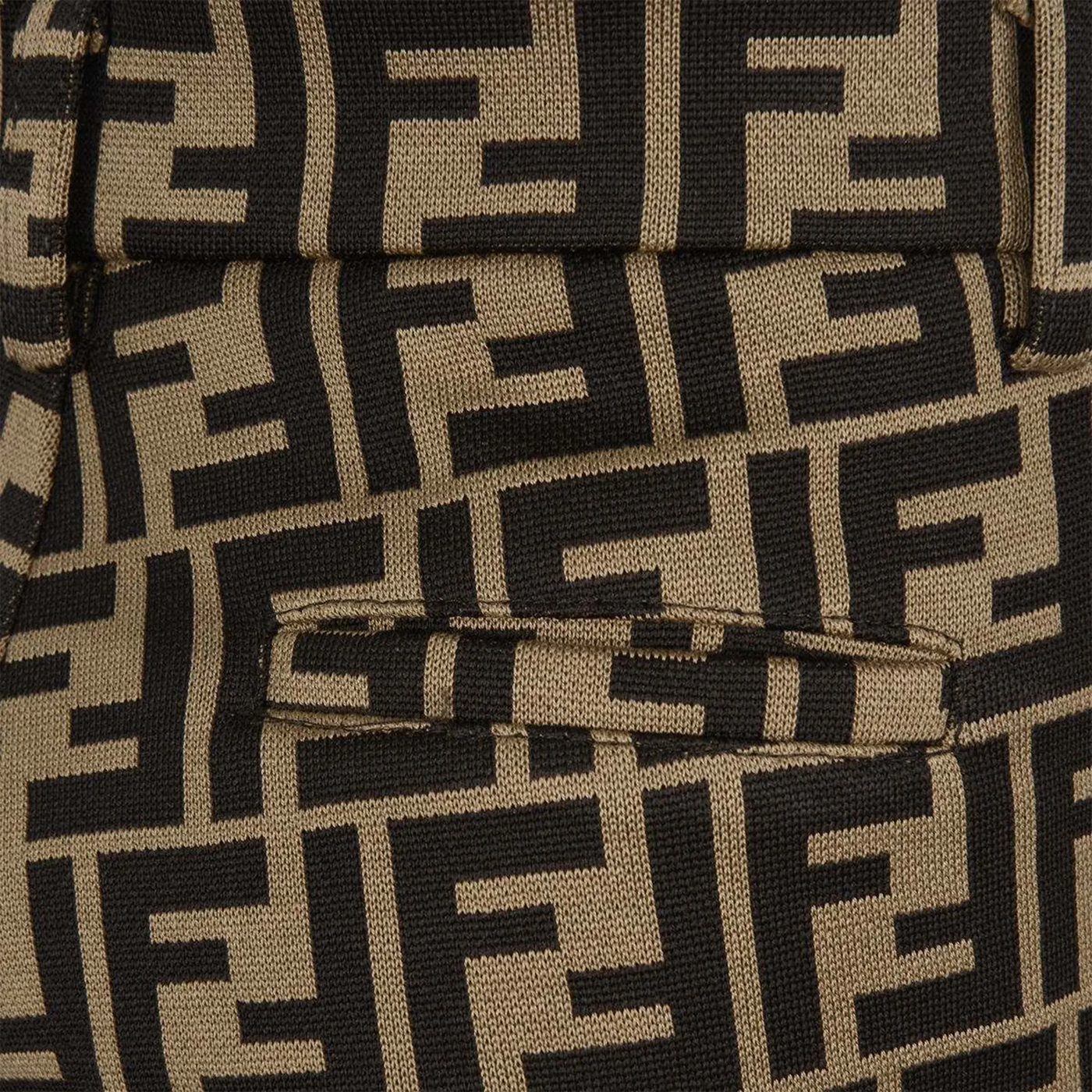 Short Fendi Marron — vue 4