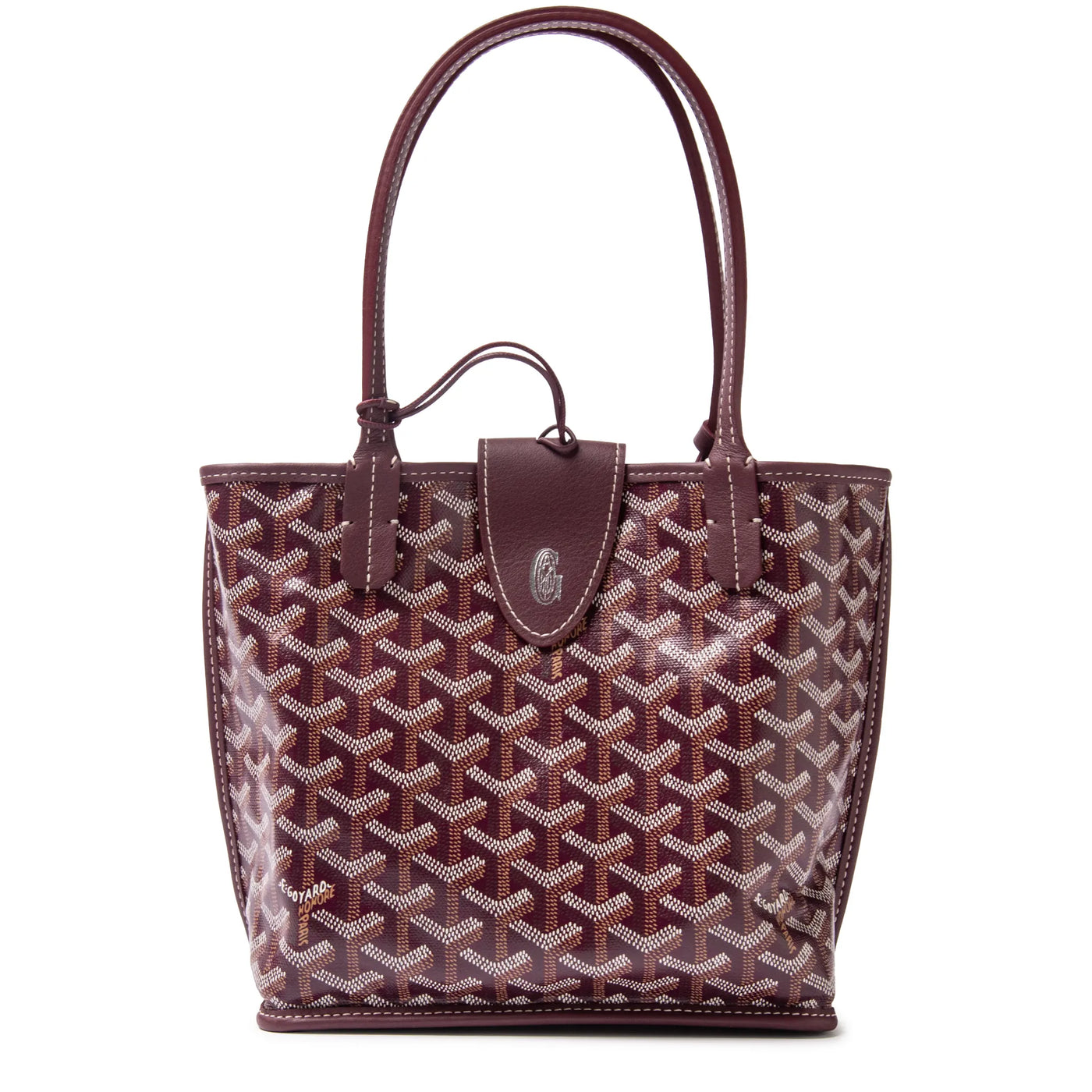 Sac Goyard Anjou Mini Burgundy — vue 4