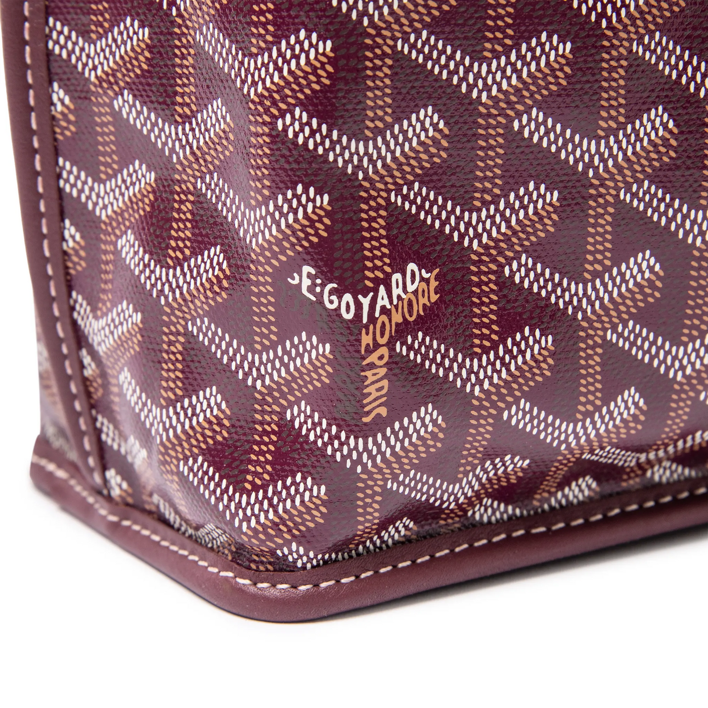 Sac Goyard Anjou Mini Burgundy — vue 11