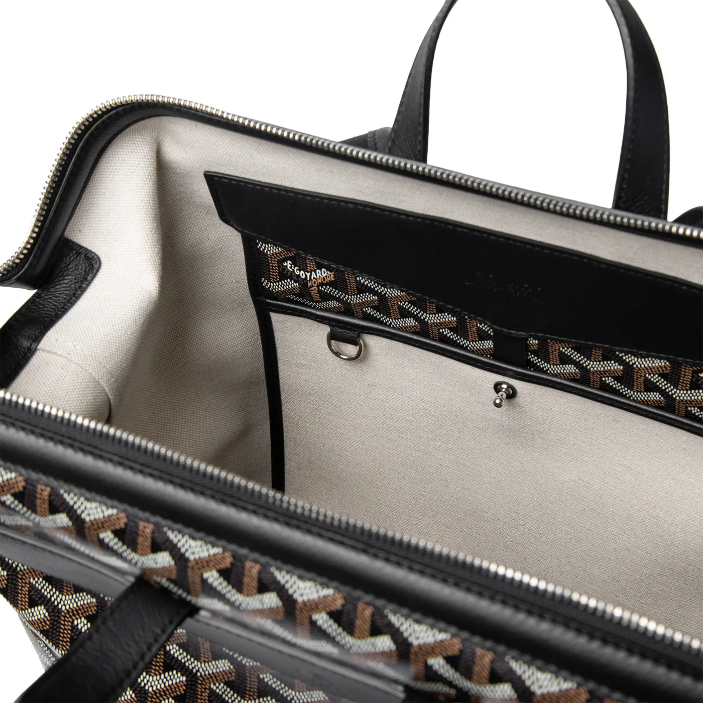 Sac à dos Goyard Noir Cisalpin — vue 5