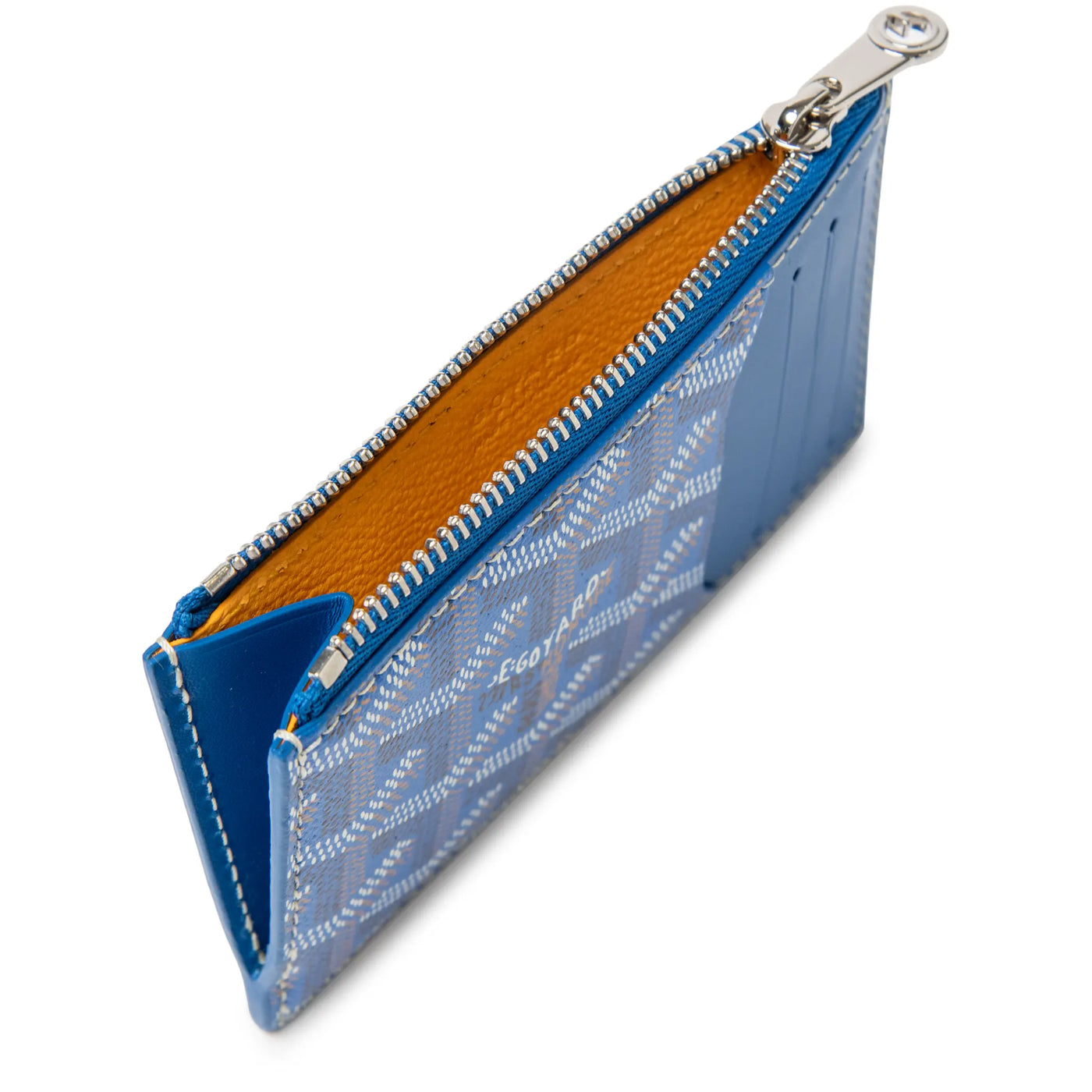 Porte-cartes Goyard Bourbon Zipped Sky Bleu — vue 5