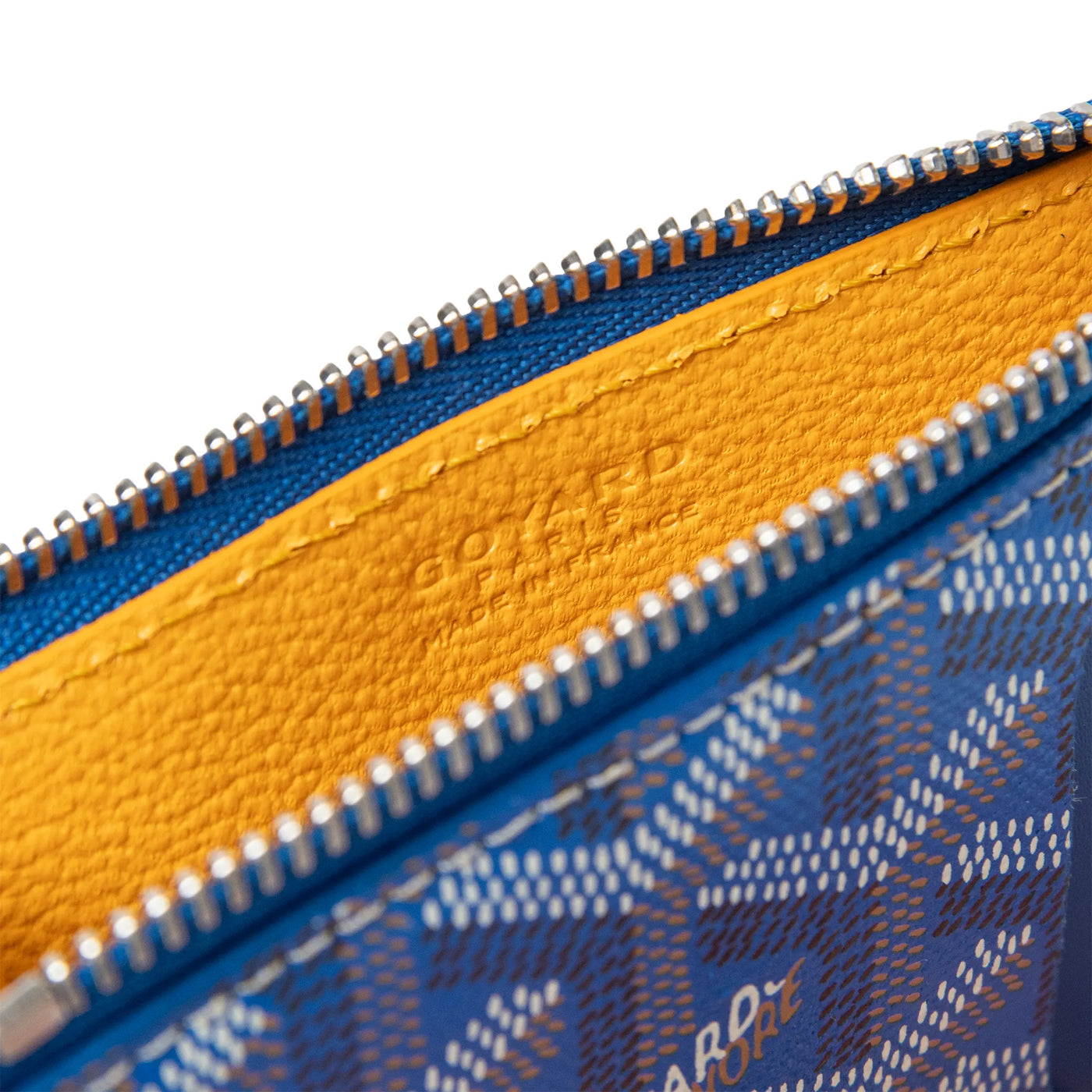 Porte-cartes Goyard Bourbon Zipped Sky Bleu — vue 7