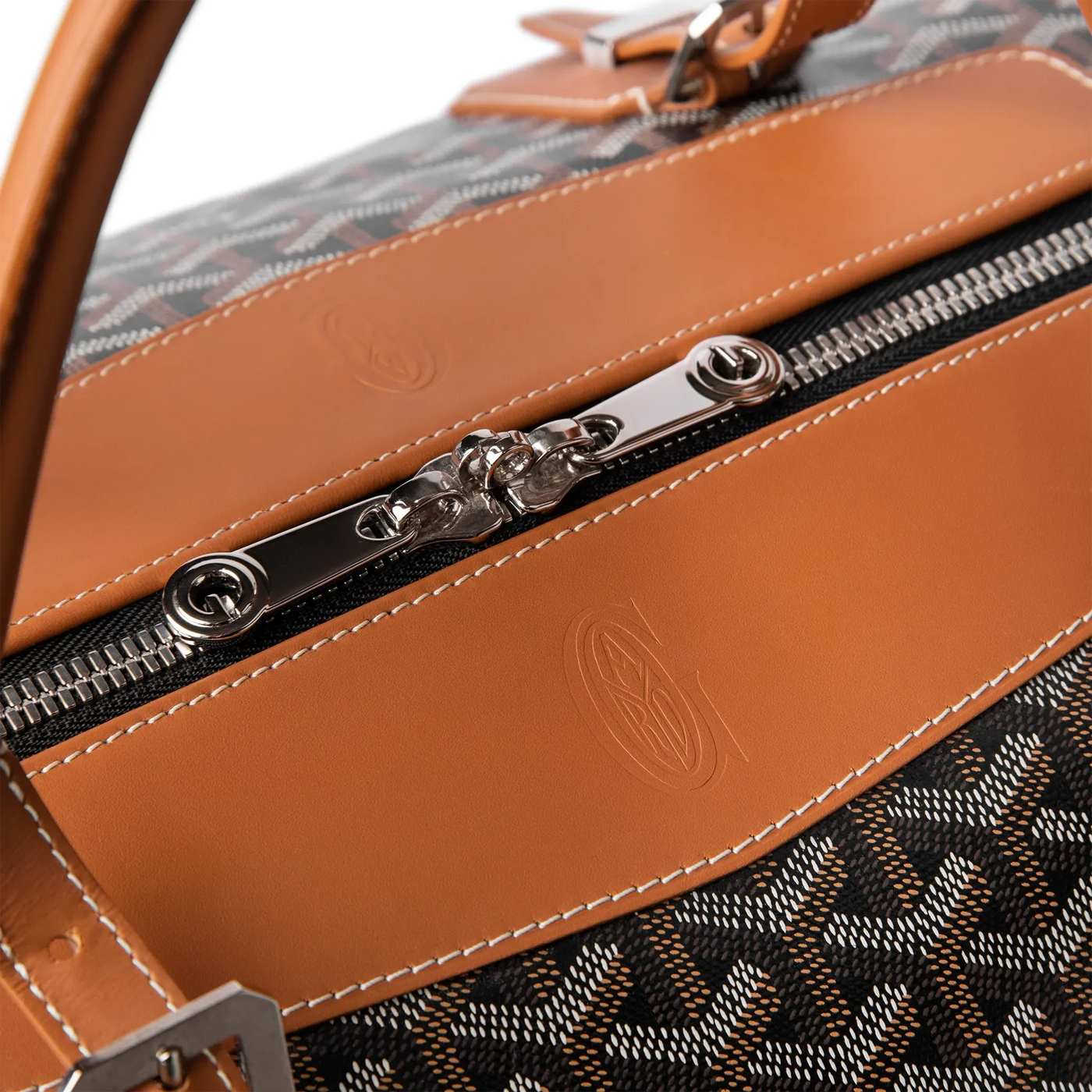 Sac Goyard Bowling 55 Noir Tan — vue 4