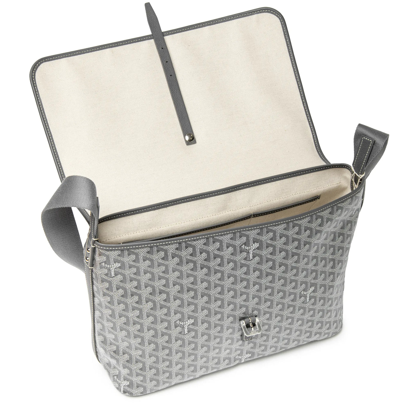 Sac à bandoulière Goyard Capetien MM Gris Messenger — vue 5
