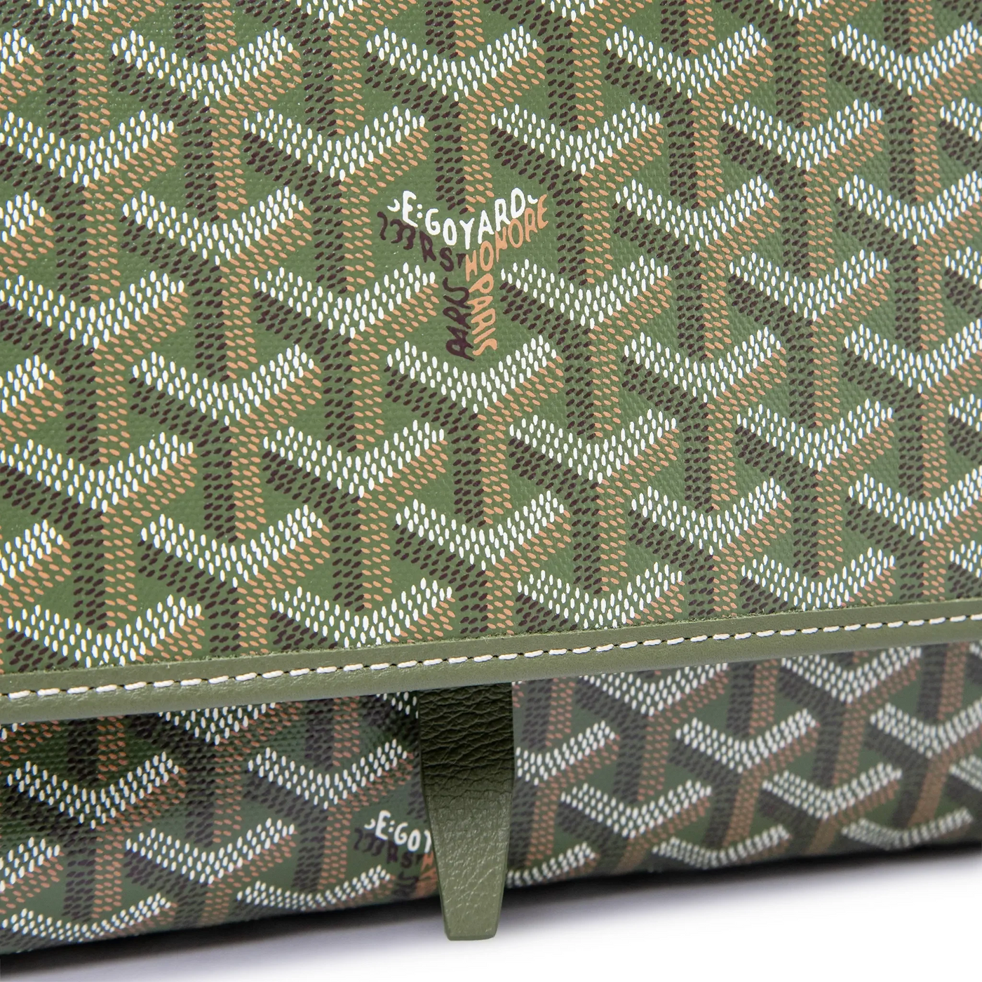 Sac à bandoulière Goyard Capetien MM Khaki Messenger — vue 5