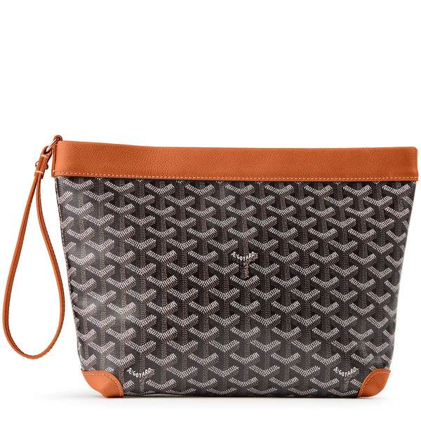 Pochette Goyard Conti Noir Tan
