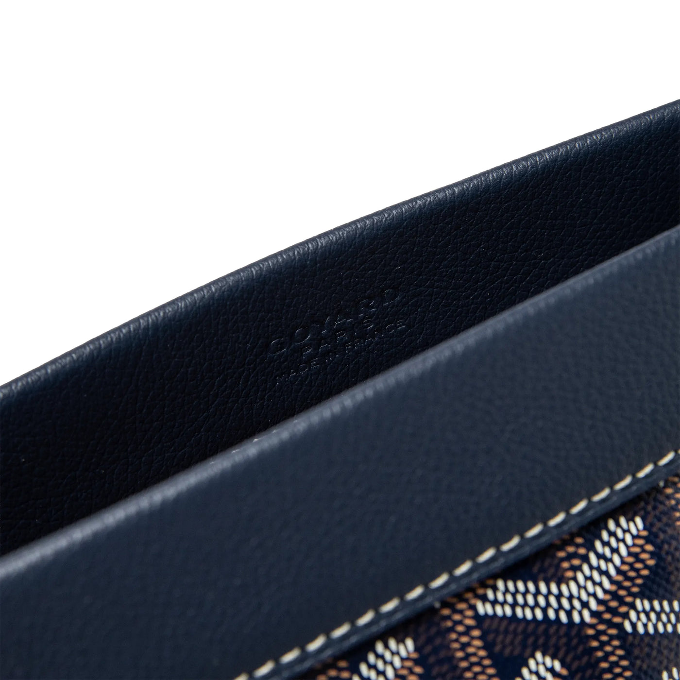 Pochette Goyard Conti Marine Bleu — vue 4