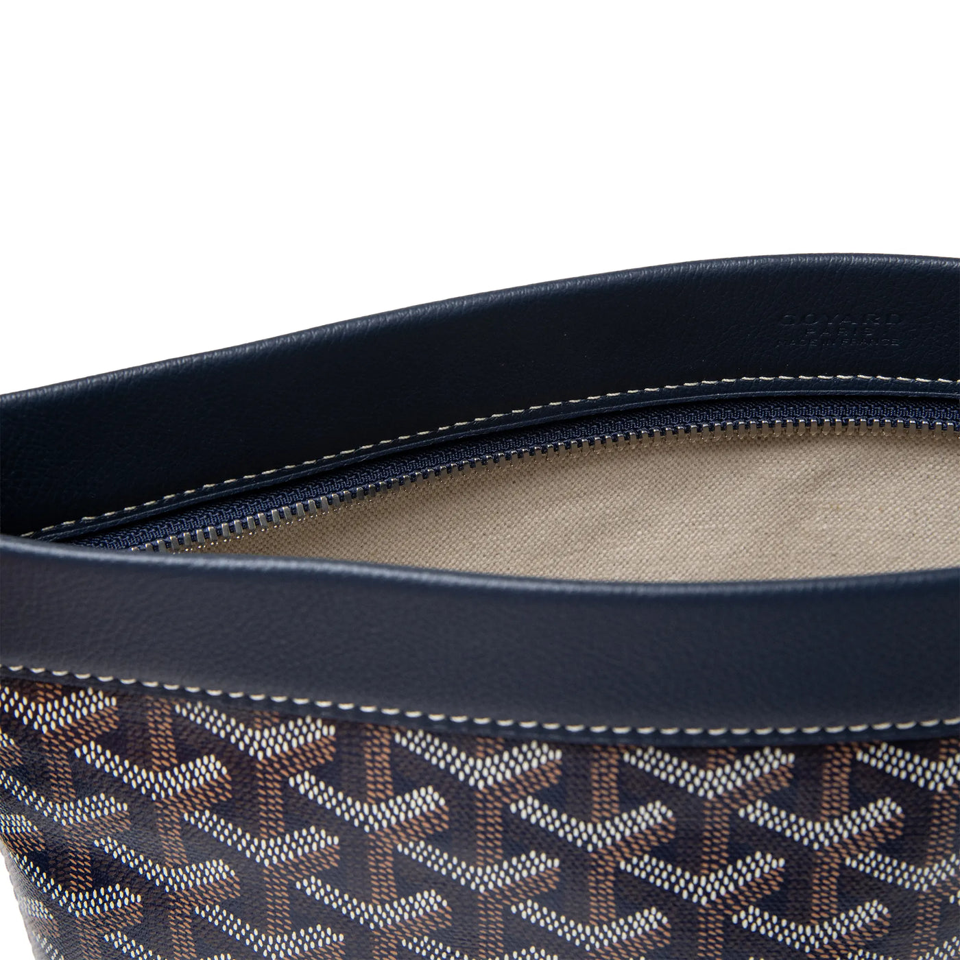 Pochette Goyard Conti Marine Bleu — vue 3