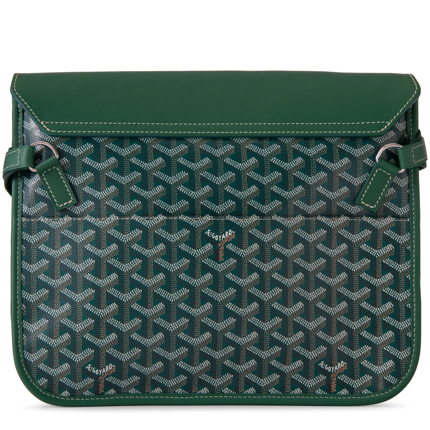 Sac à bandoulière Goyard Coursier Vert Messenger — vue 2