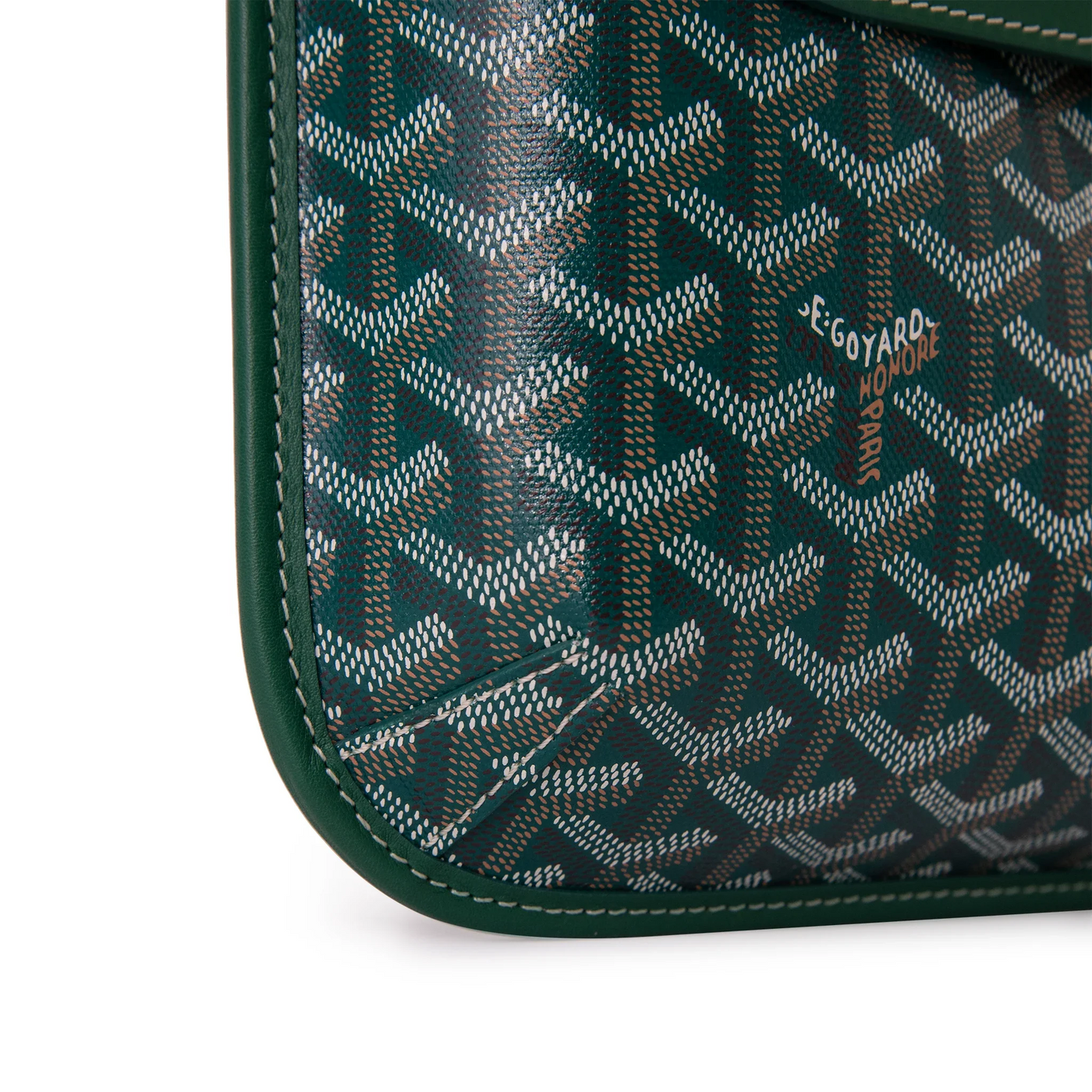 Sac à bandoulière Goyard Coursier Vert Messenger — vue 4
