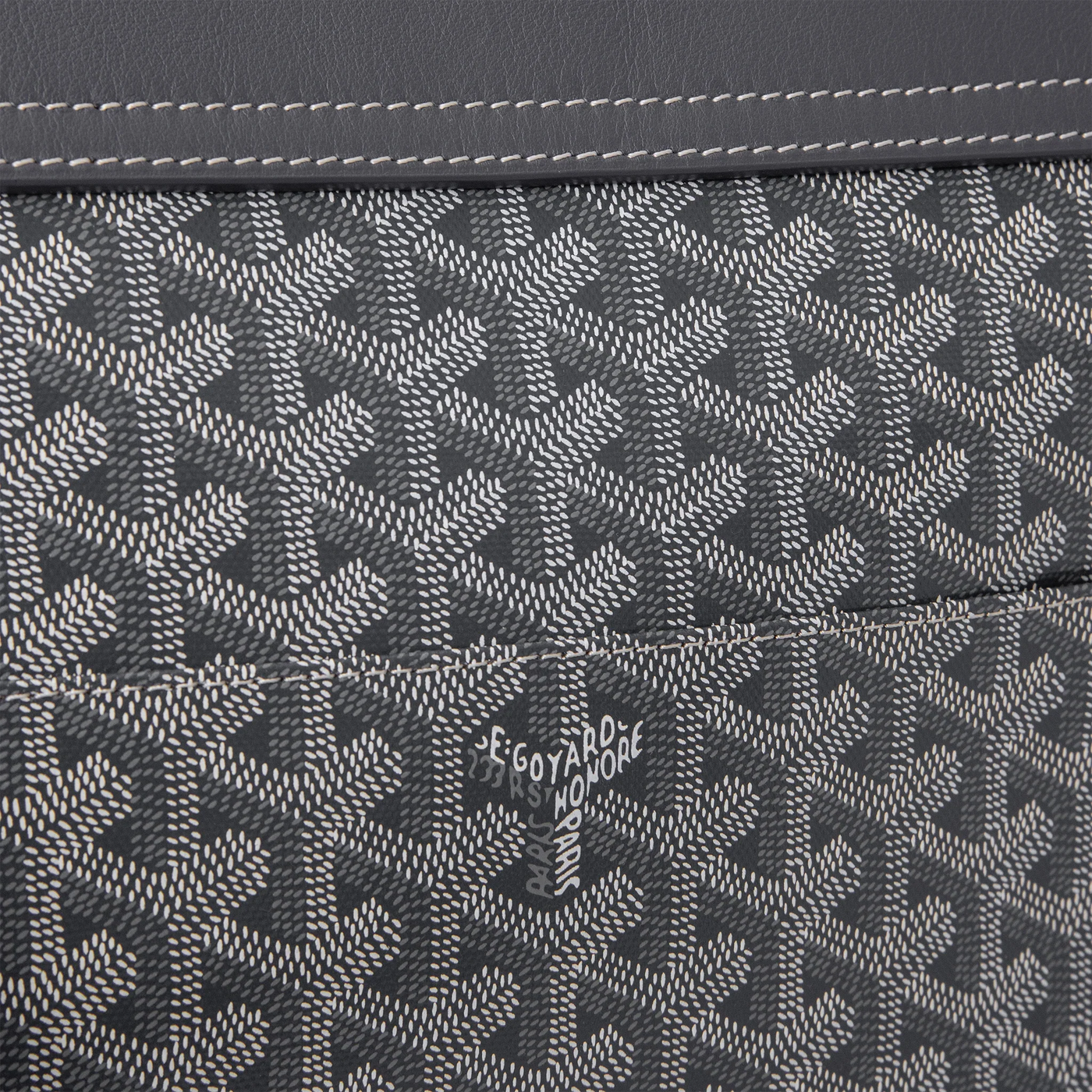Sac à bandoulière Goyard Coursier Gris Messenger — vue 6