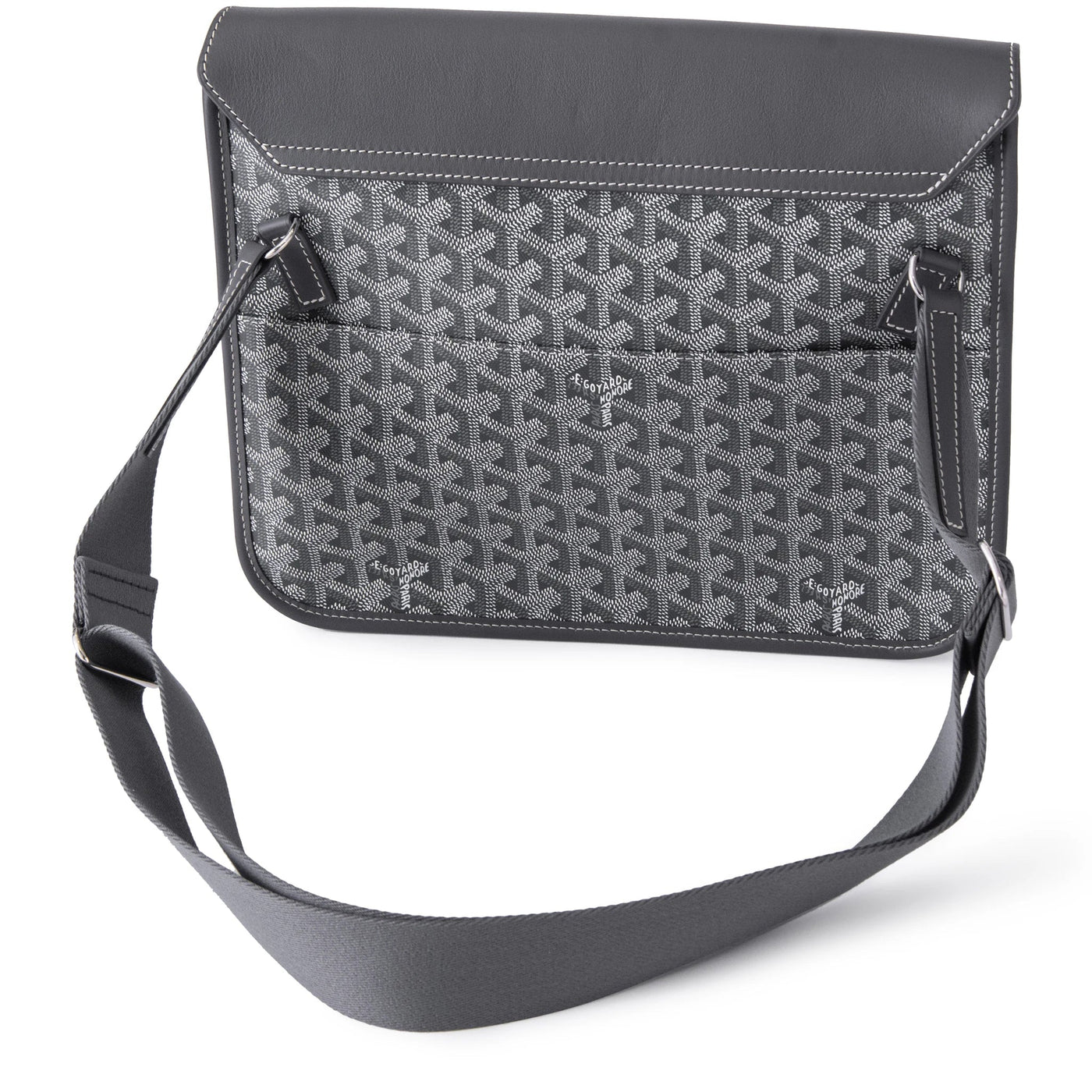 Sac à bandoulière Goyard Coursier Gris Messenger — vue 10