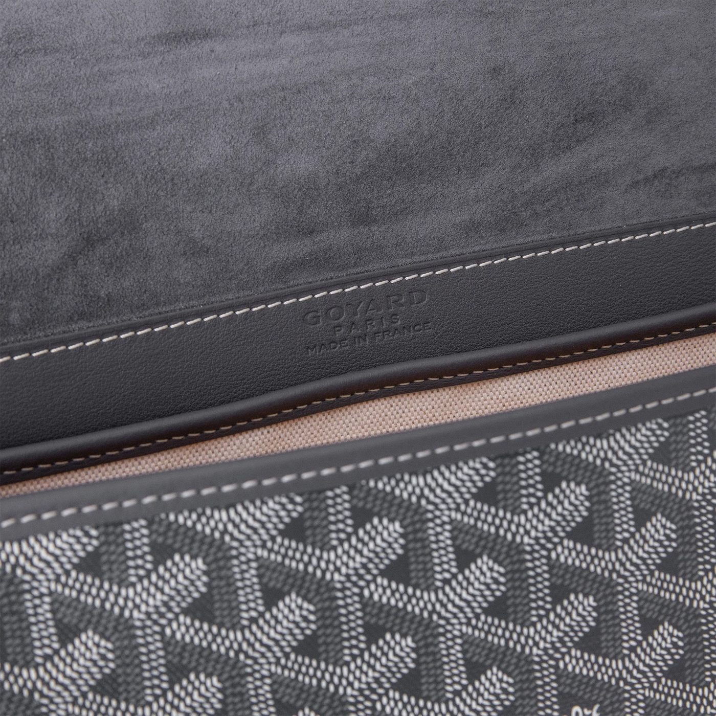 Sac à bandoulière Goyard Coursier Gris Messenger — vue 8