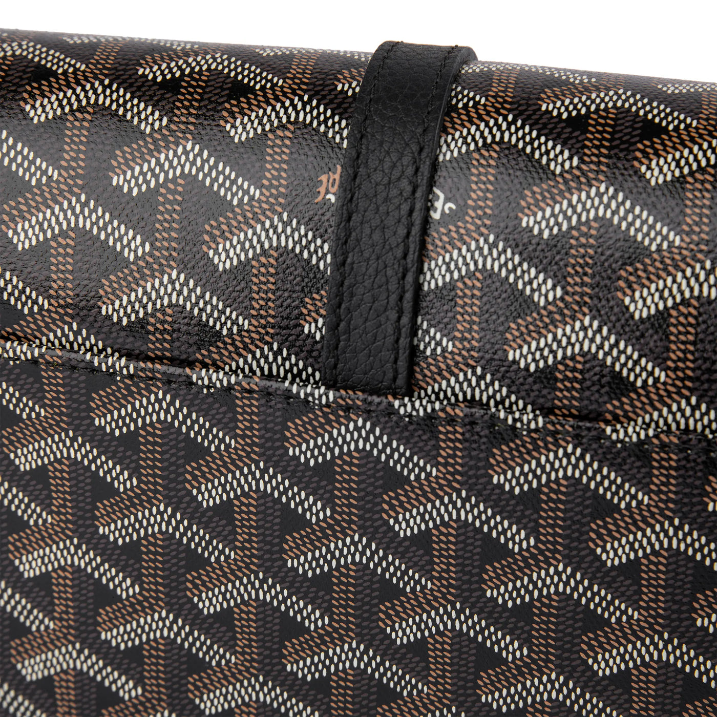 Sac à bandoulière Goyard Goyardine Belvedere II Noir PM Messenger — vue 4