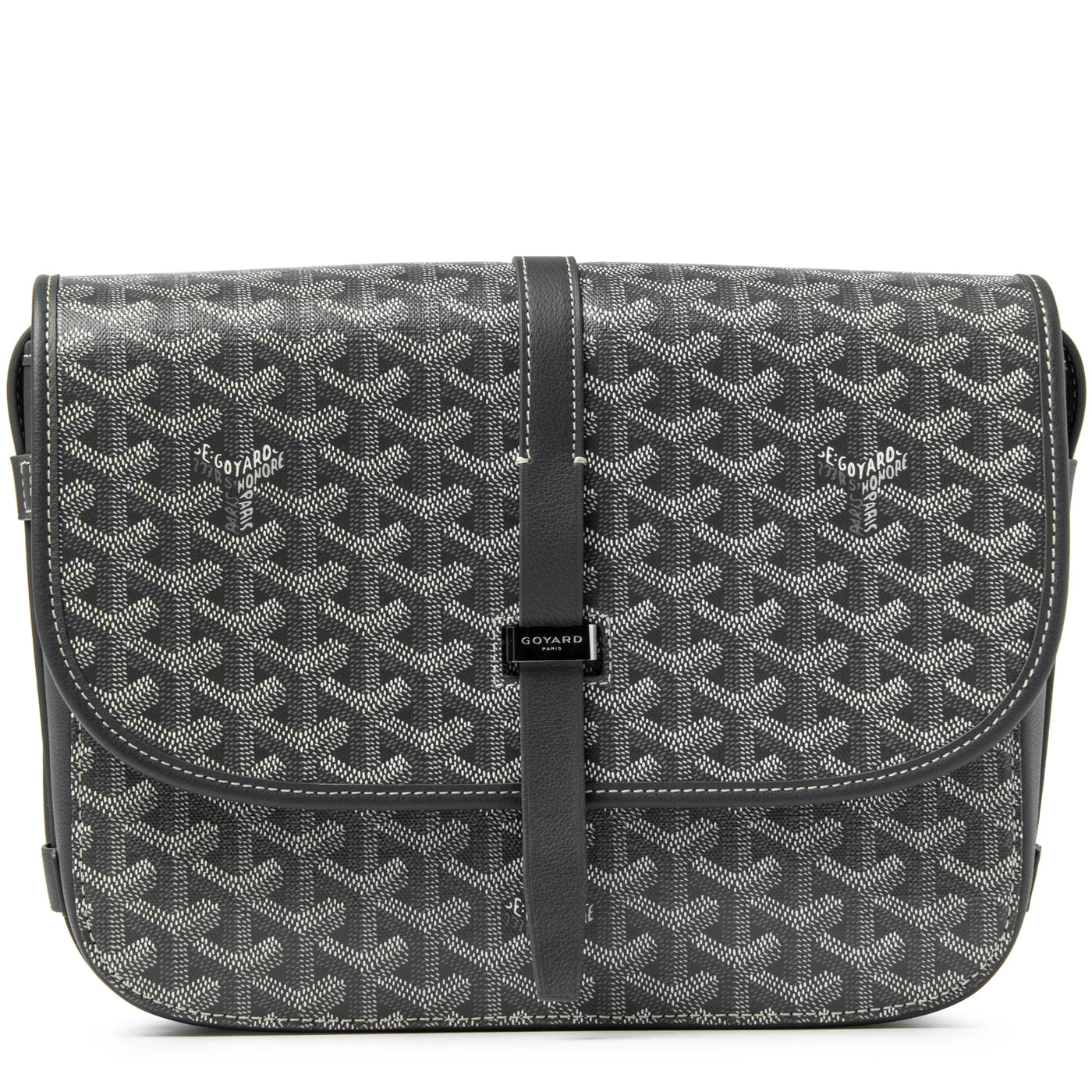 Sac à bandoulière Goyard Goyardine Belvedere II Gris MM Messenger