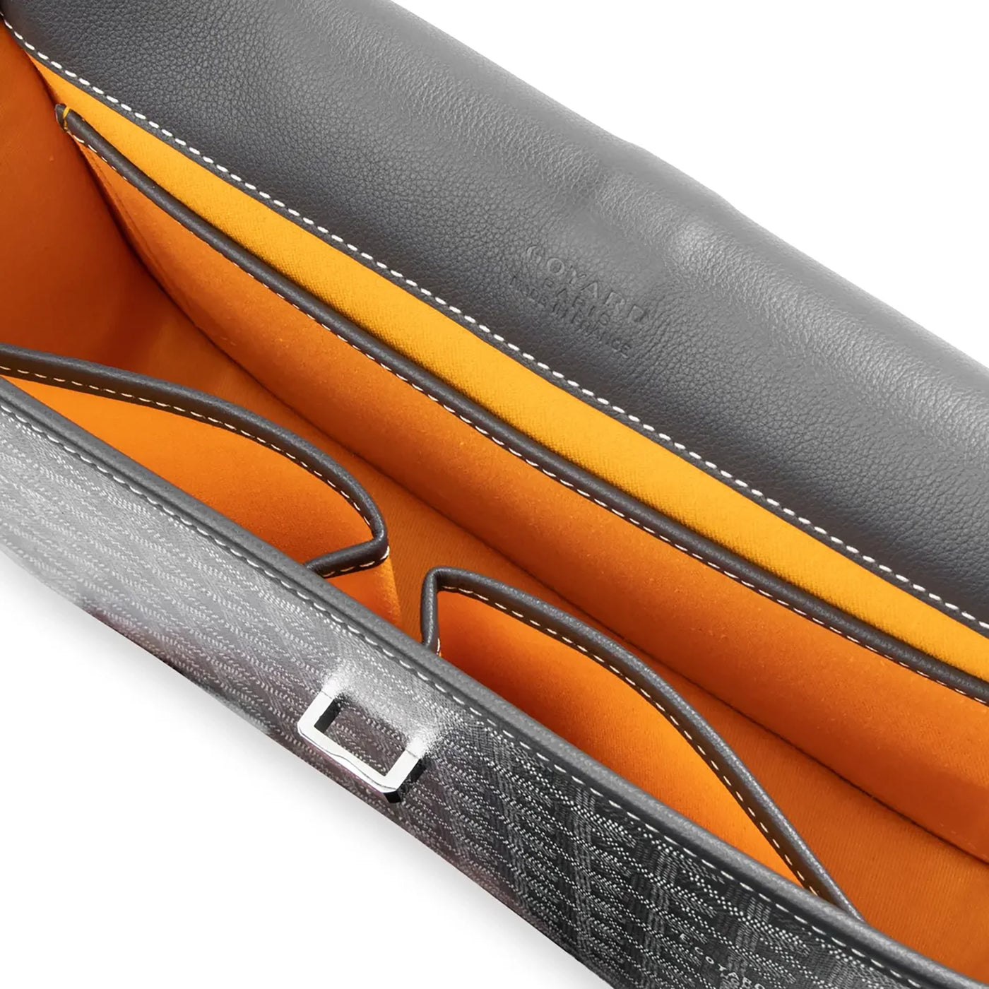 Sac à bandoulière Goyard Goyardine Belvedere II Gris MM Messenger — vue 3