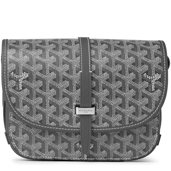 Sac à bandoulière Goyard Goyardine Belvedere II Gris PM Messenger