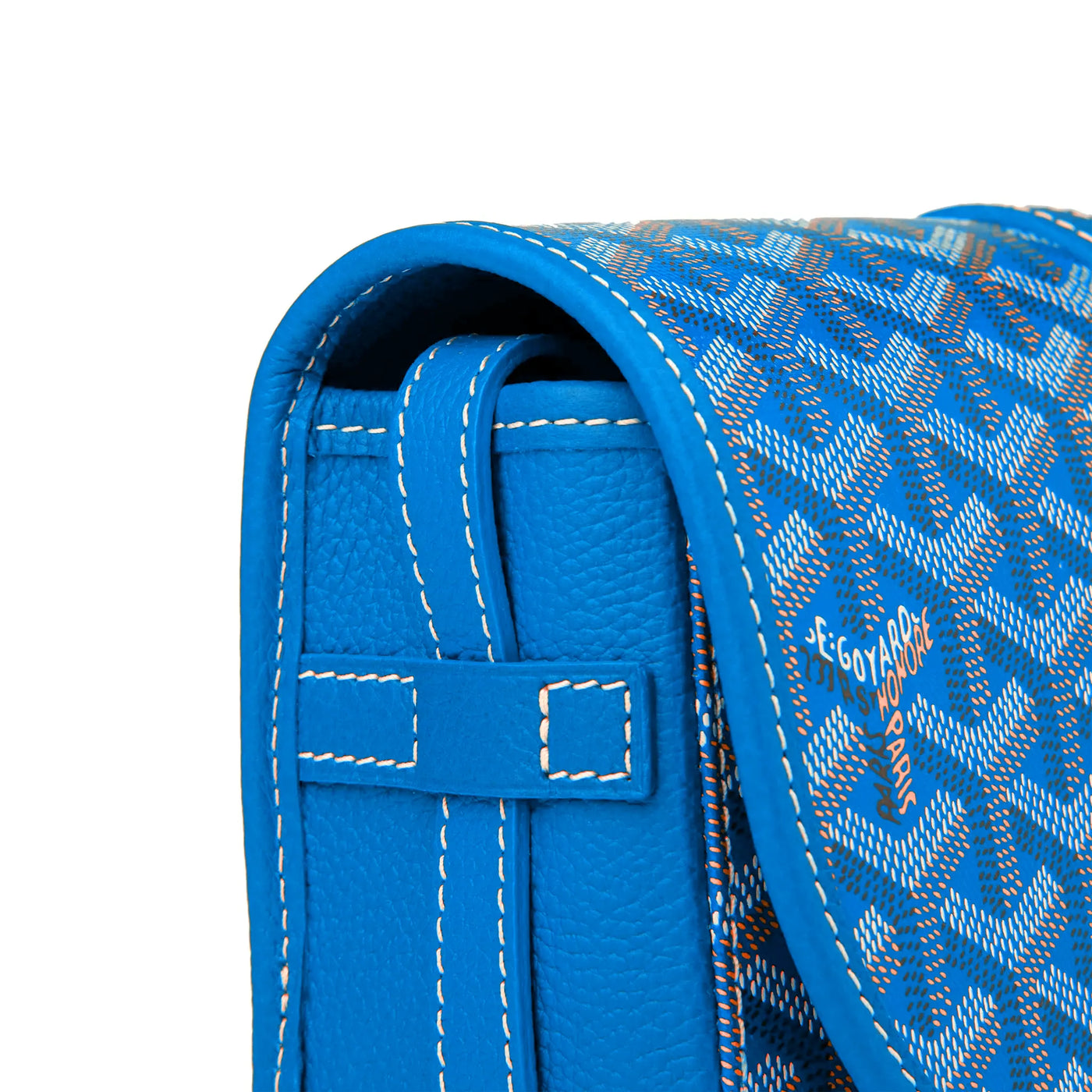 Sac à bandoulière Goyard Goyardine Belvedere II Sky Bleu PM Messenger — vue 3
