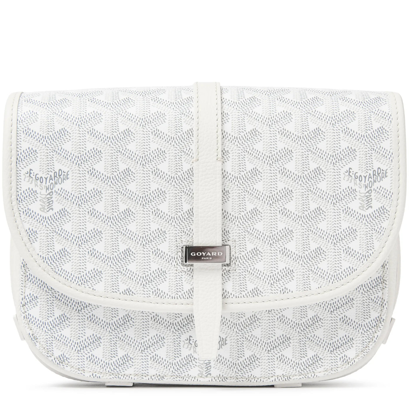 Sac à bandoulière Goyard Goyardine Belvedere II Blanc PM Messenger