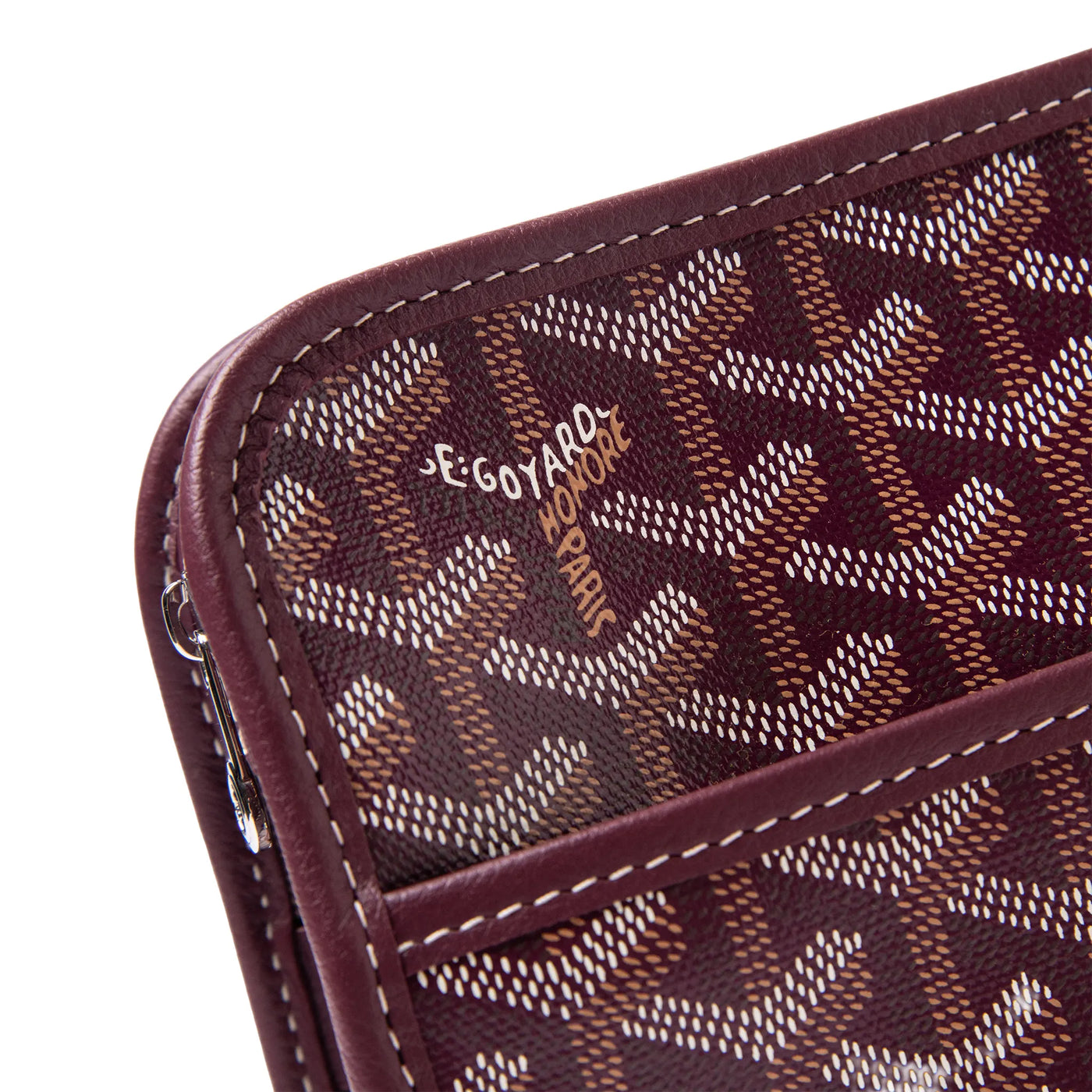 Trousse de toilette Goyard Jouvence MM Burgundy Washbag — vue 7