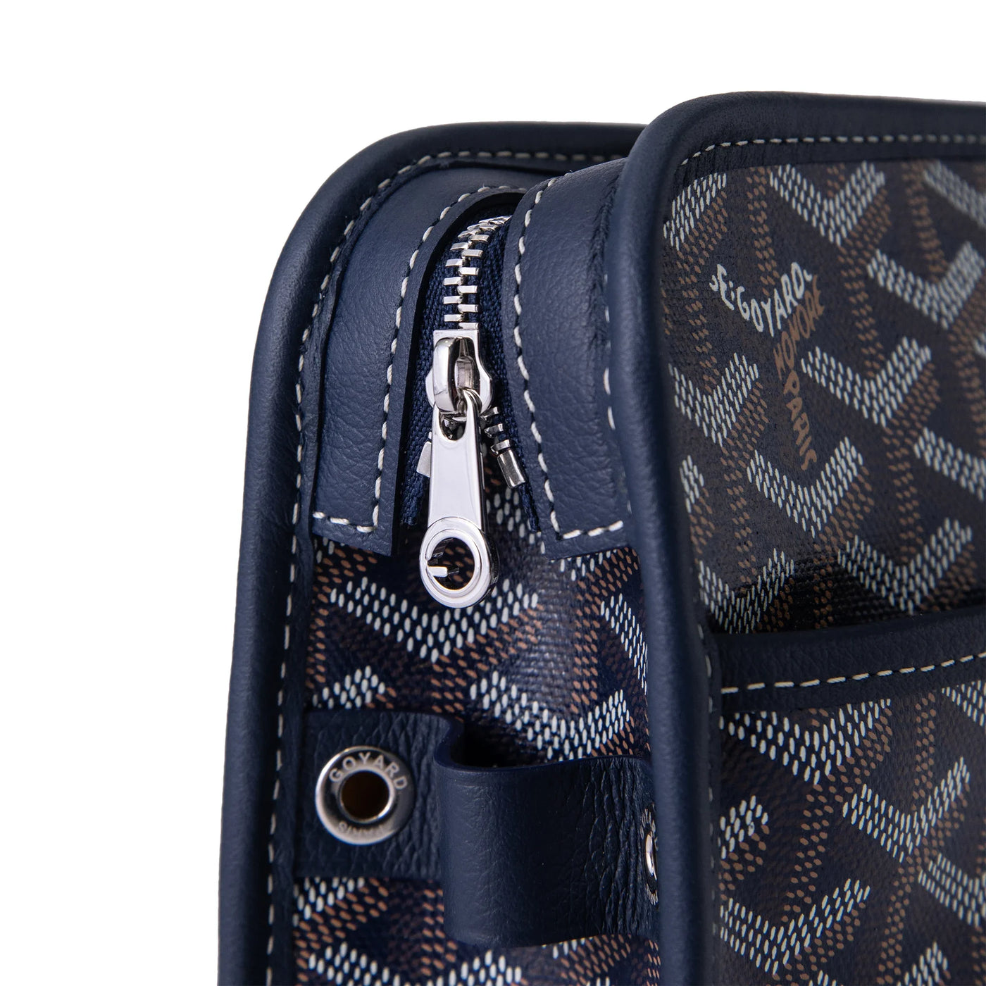 Trousse de toilette Goyard Jouvence MM Washbag Marine Bleu — vue 6