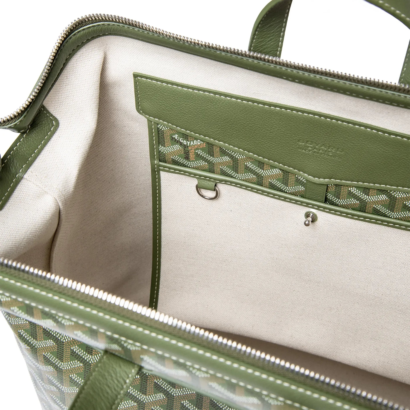 Sac à dos Goyard Khaki Cisalpin — vue 5