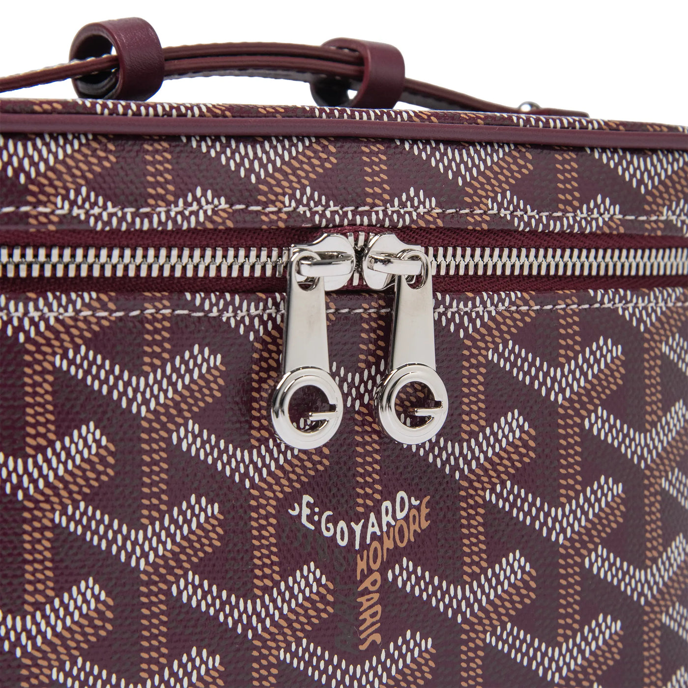 Trousse de toilette Goyard Muse Mini Burgundy Vanity — vue 5