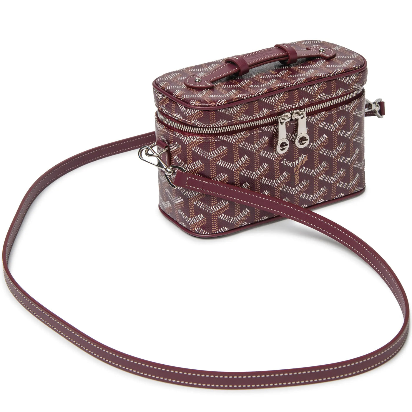 Trousse de toilette Goyard Muse Mini Burgundy Vanity — vue 8