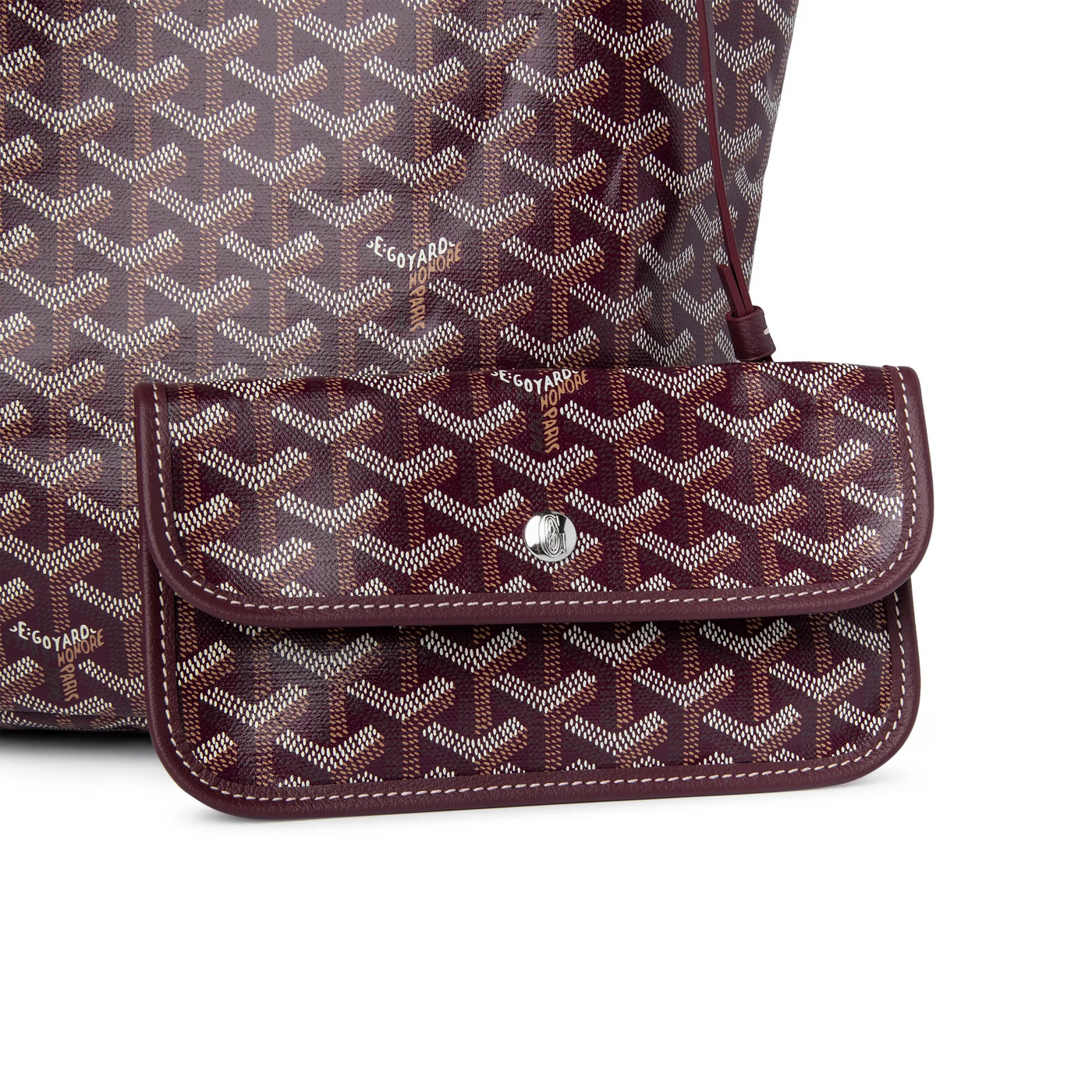 Cabas Goyard Saint Louis PM Burgundy — vue 4