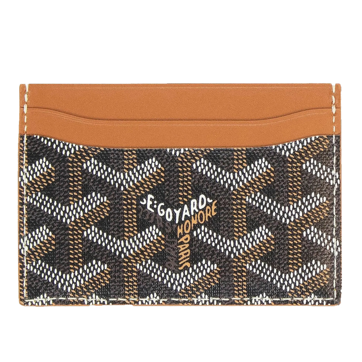 Porte-cartes Goyard Saint Sulpice Noir Tan