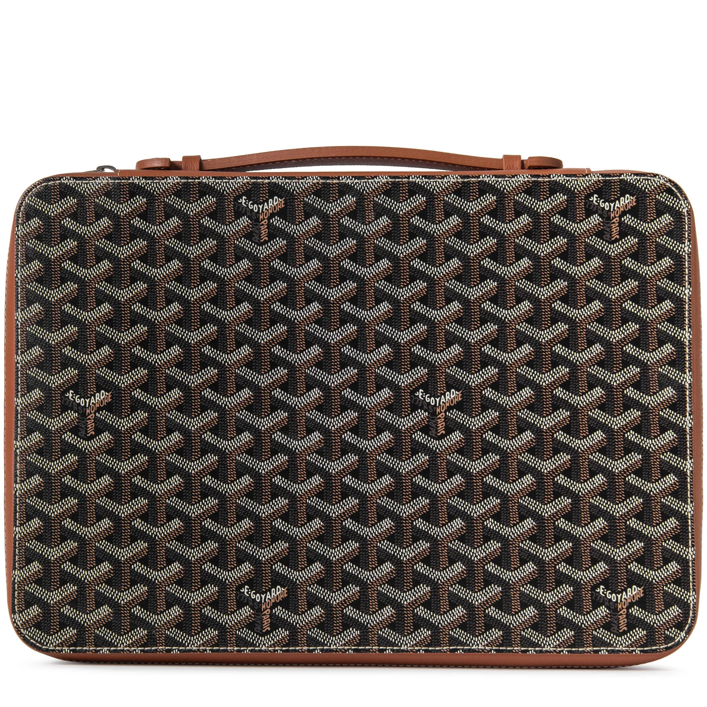 Portefeuille Goyard Compagnon Universel A4 Noir Tan