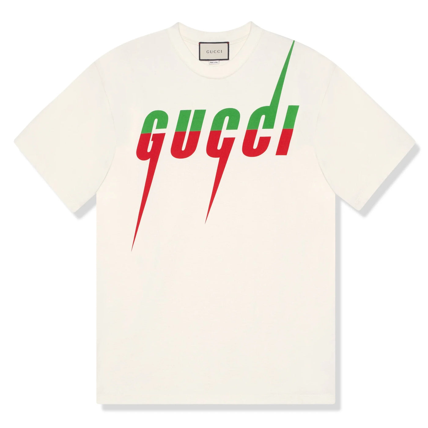 T-Shirt Gucci Blade Print Blanc T Shirt
