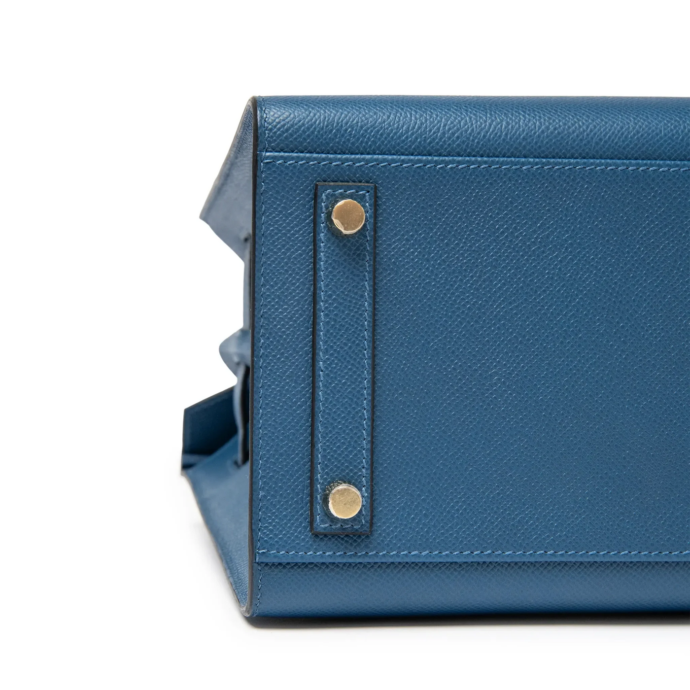 Sac à main Hermès Sellier Birkin 30 Deep Bleu Epsom Leather Or Hardware — vue 11