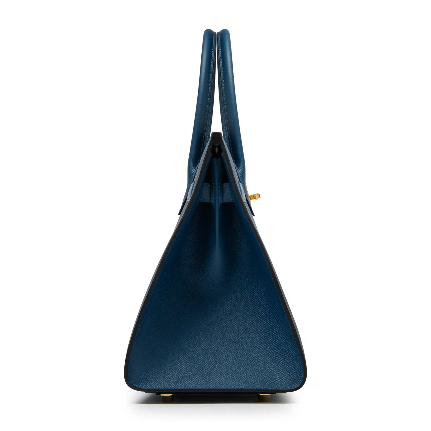 Sac à main Hermès Sellier Birkin 30 Deep Bleu Epsom Leather Or Hardware — vue 5