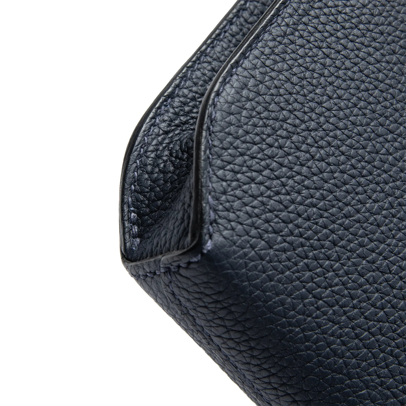 Pochette Hermès Kelly Depeches 25 Togo Calfskin Bleu Nuit Palladium Hardware — vue 9