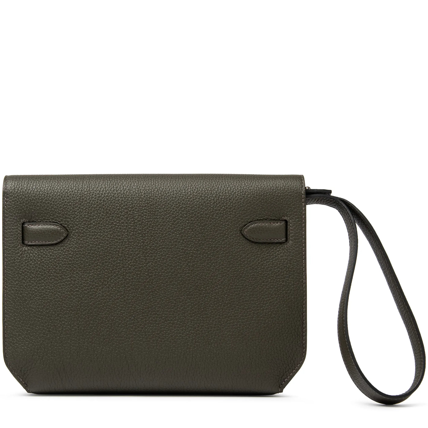 Pochette Hermès Kelly Depeches 25 Togo Calfskin Vert de Gris Palladium Hardware — vue 2