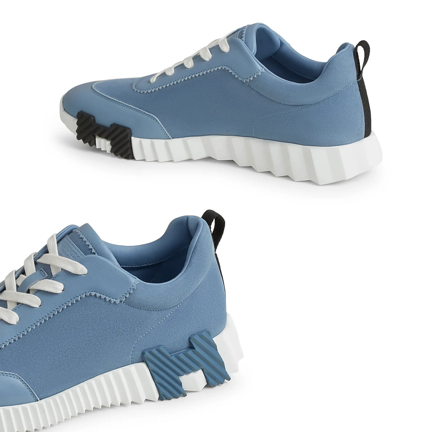 Baskets Hermès Bouncing Calf Bleu — vue 4
