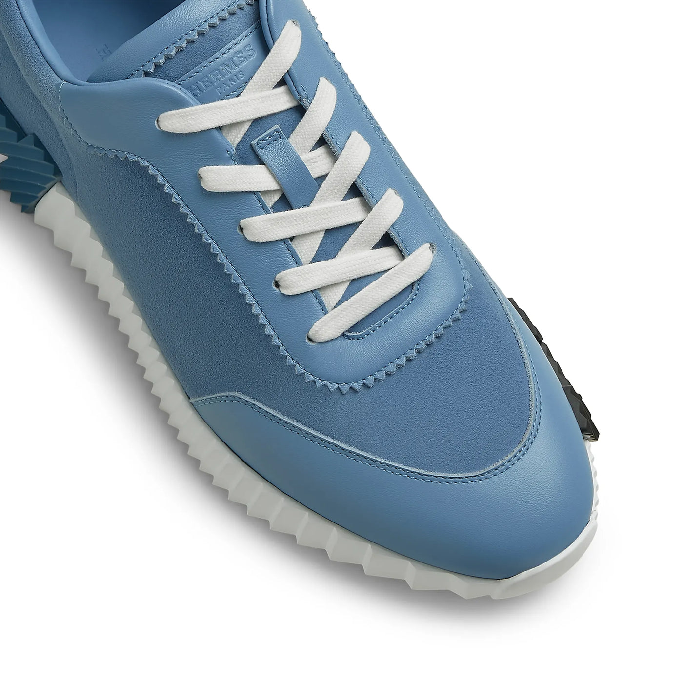 Baskets Hermès Bouncing Calf Bleu — vue 5