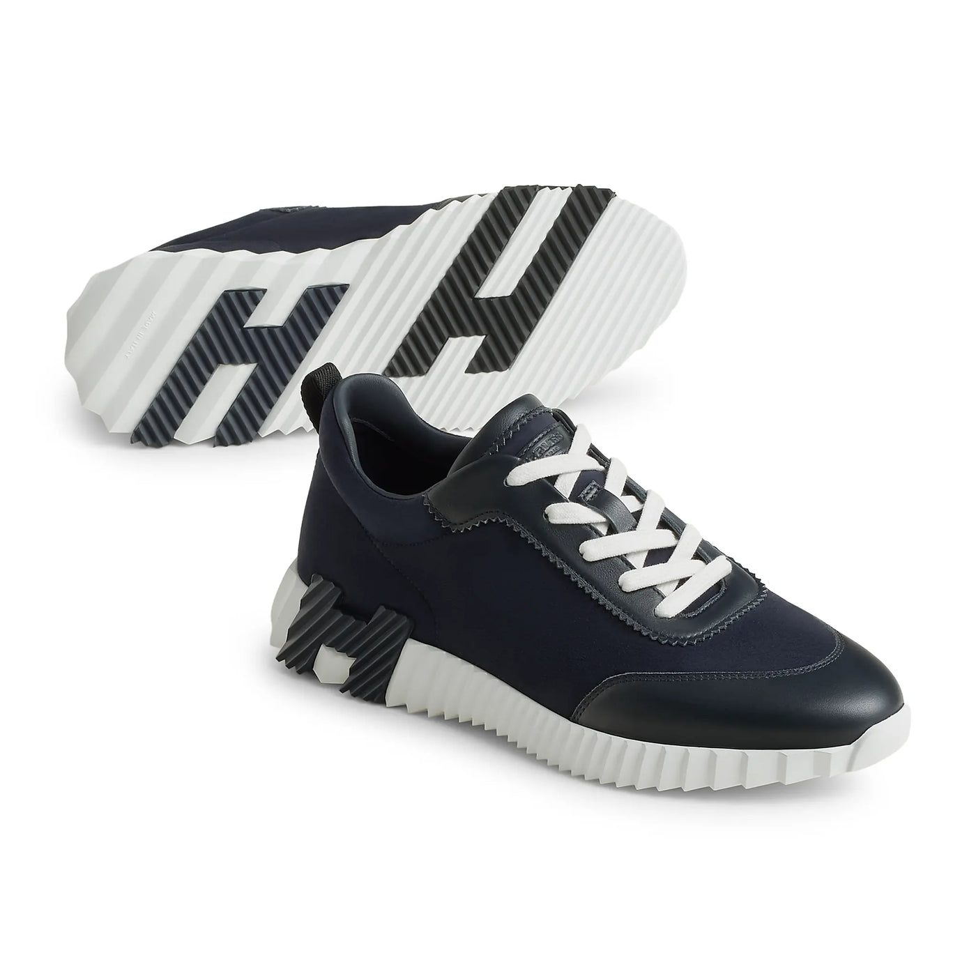 Baskets Hermès Bouncing Calf Marine — vue 4