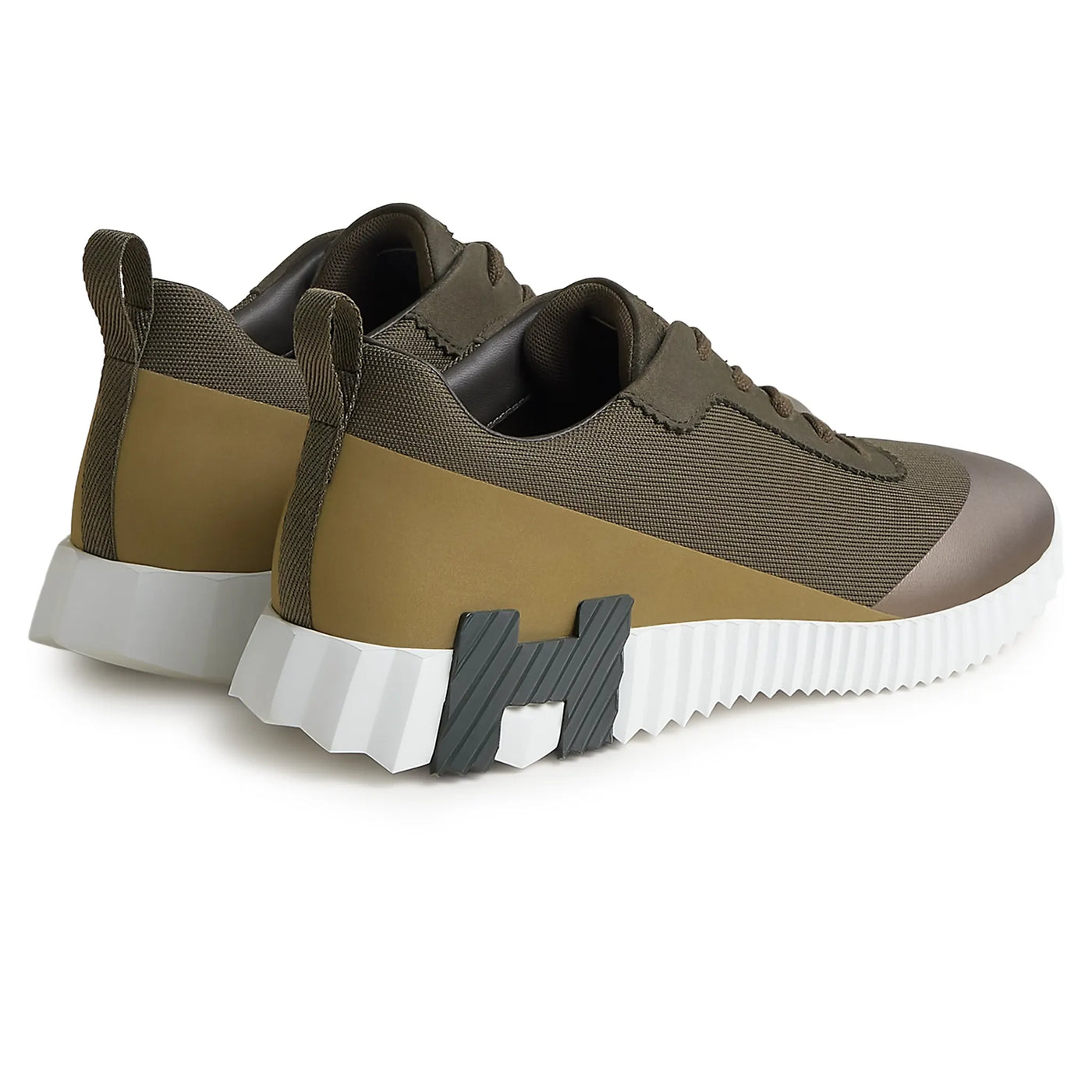 Baskets Hermès Bouncing Calf Multicolour Forest Vert — vue 4