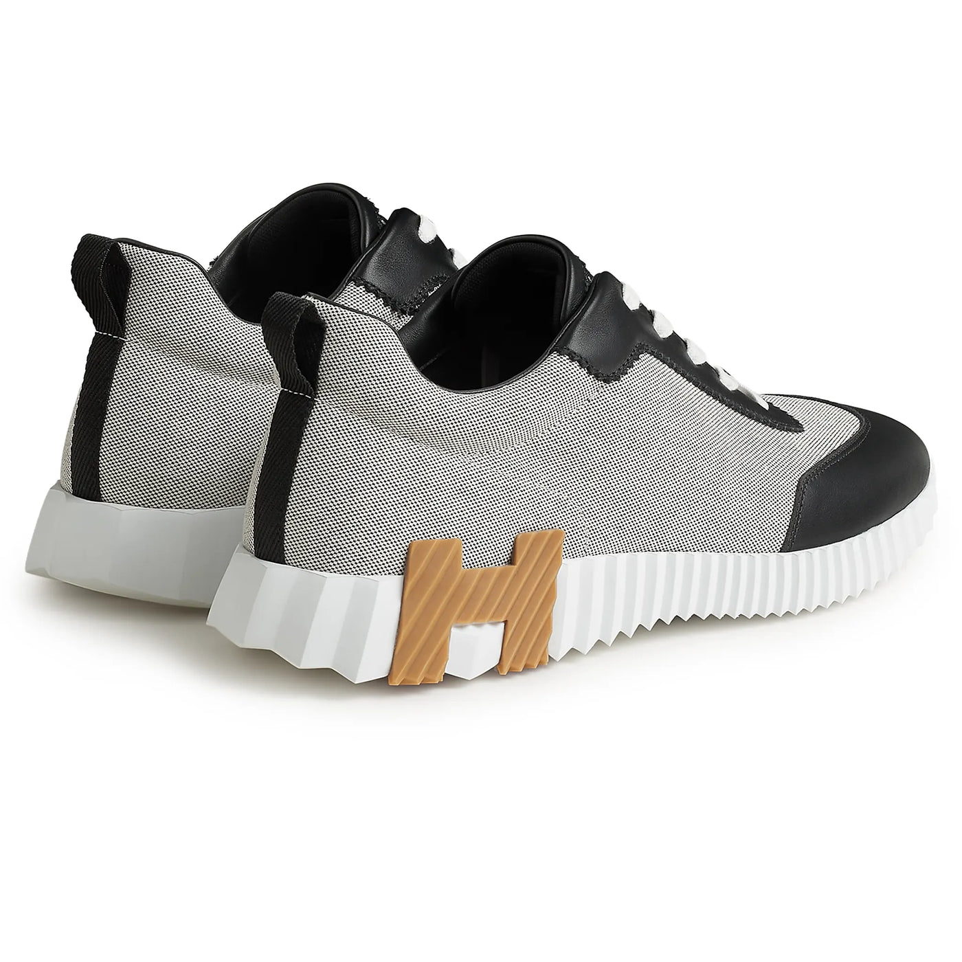 Baskets Hermès Bouncing Calf Prunoir Noir — vue 2