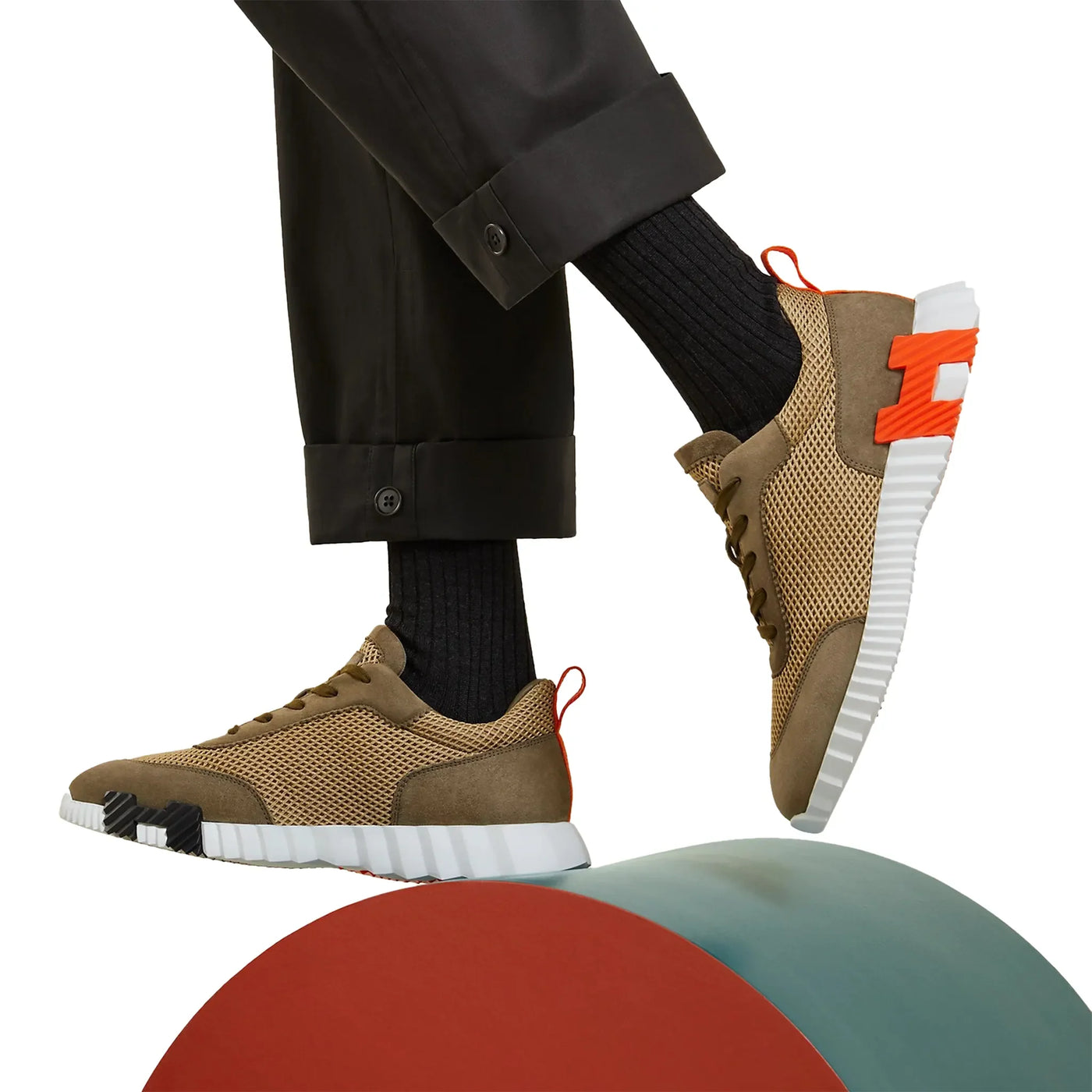 Baskets Hermès Bouncing Vert — vue 6