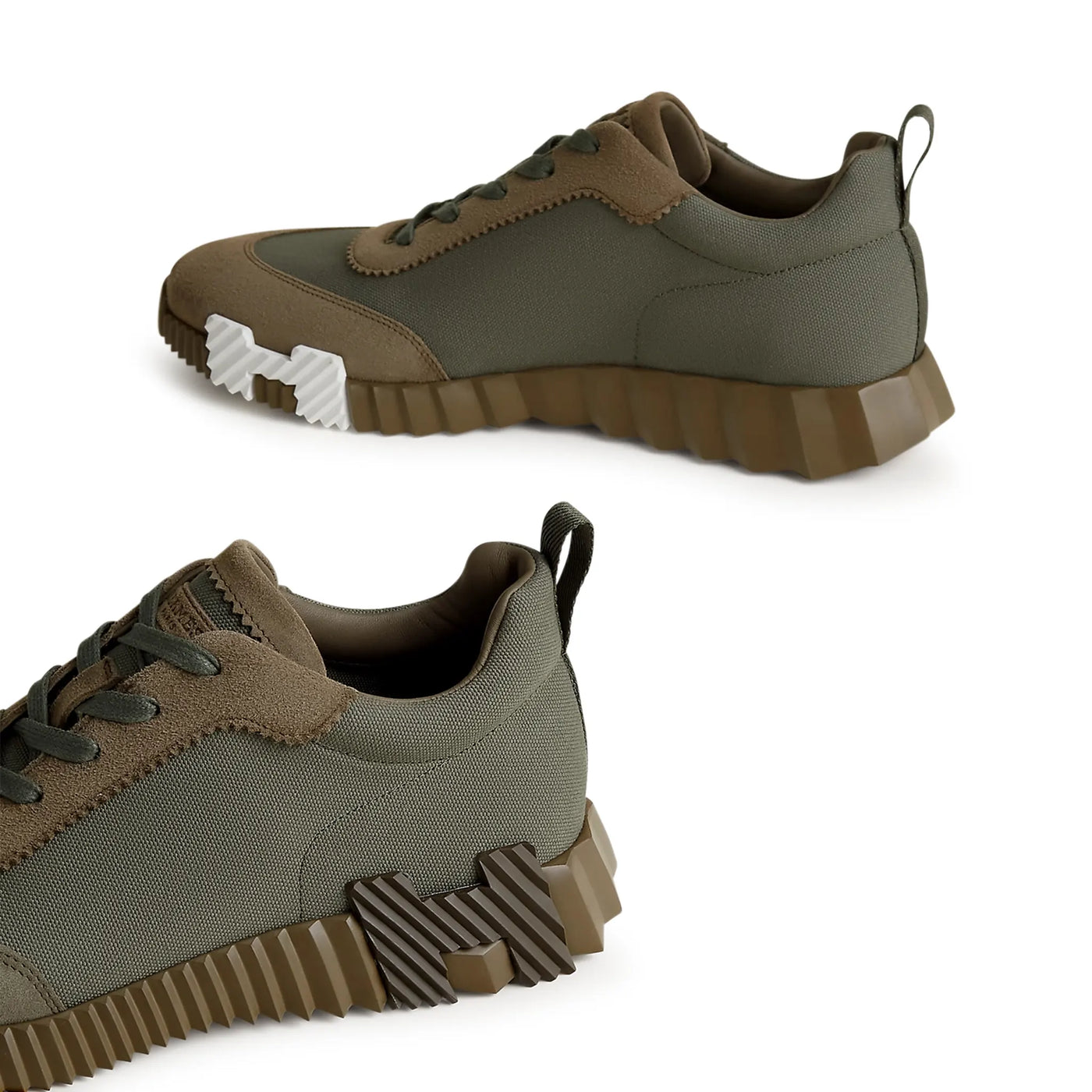 Baskets Hermès Bouncing Vert Toundra — vue 5