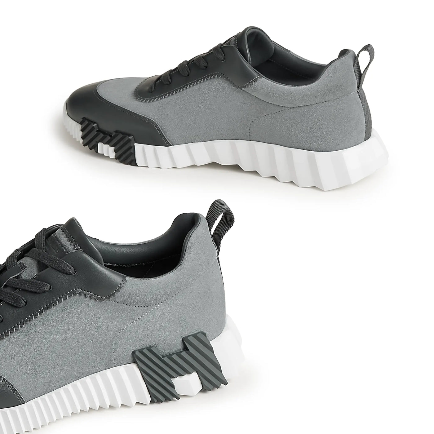 Baskets Hermès Bouncing Gris Orage — vue 5