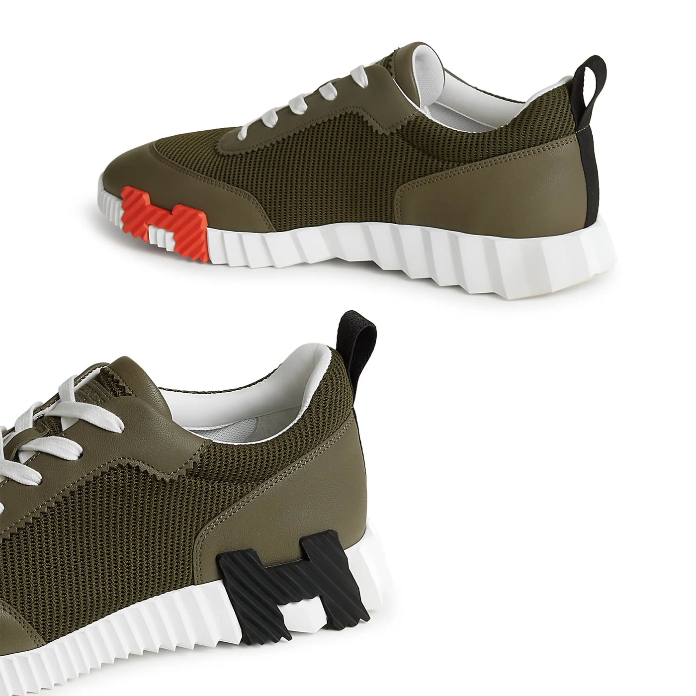 Baskets Hermès Bouncing Tundra Vert — vue 4