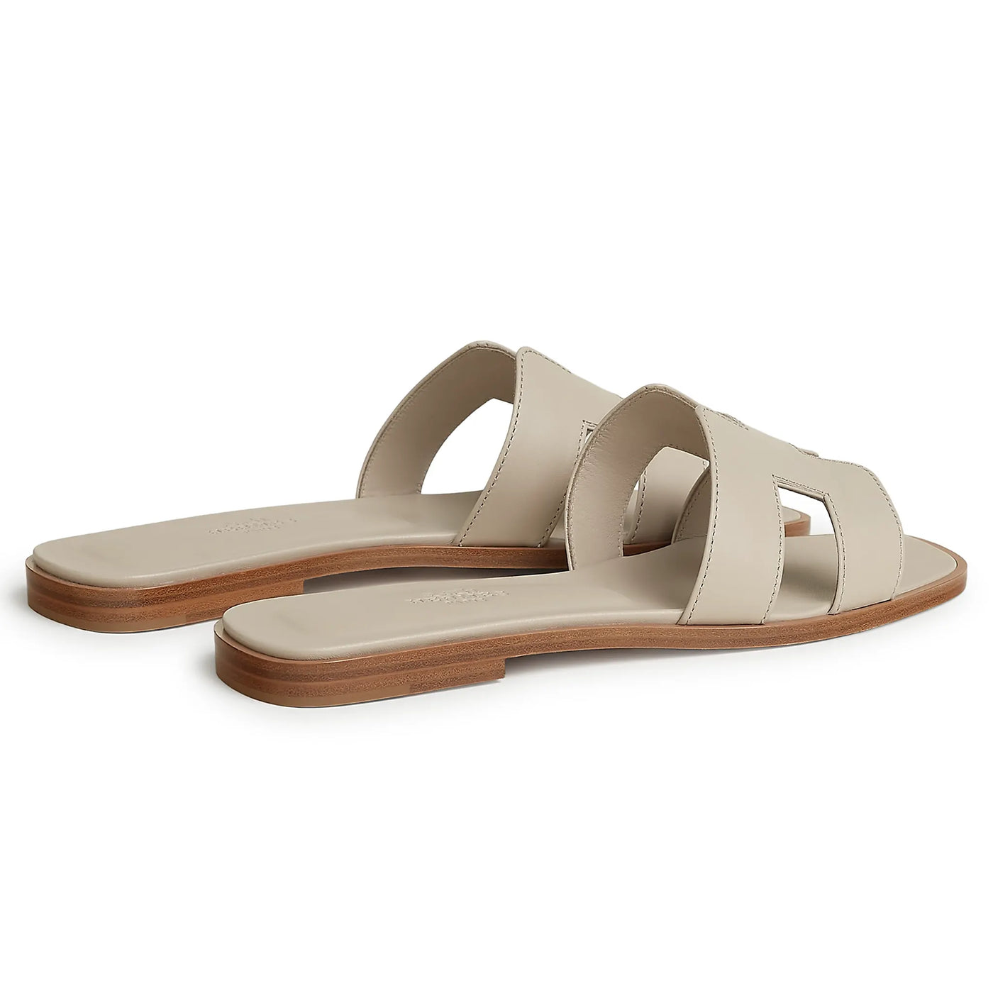 Sandales Hermès Oran Beige Nomade — vue 4