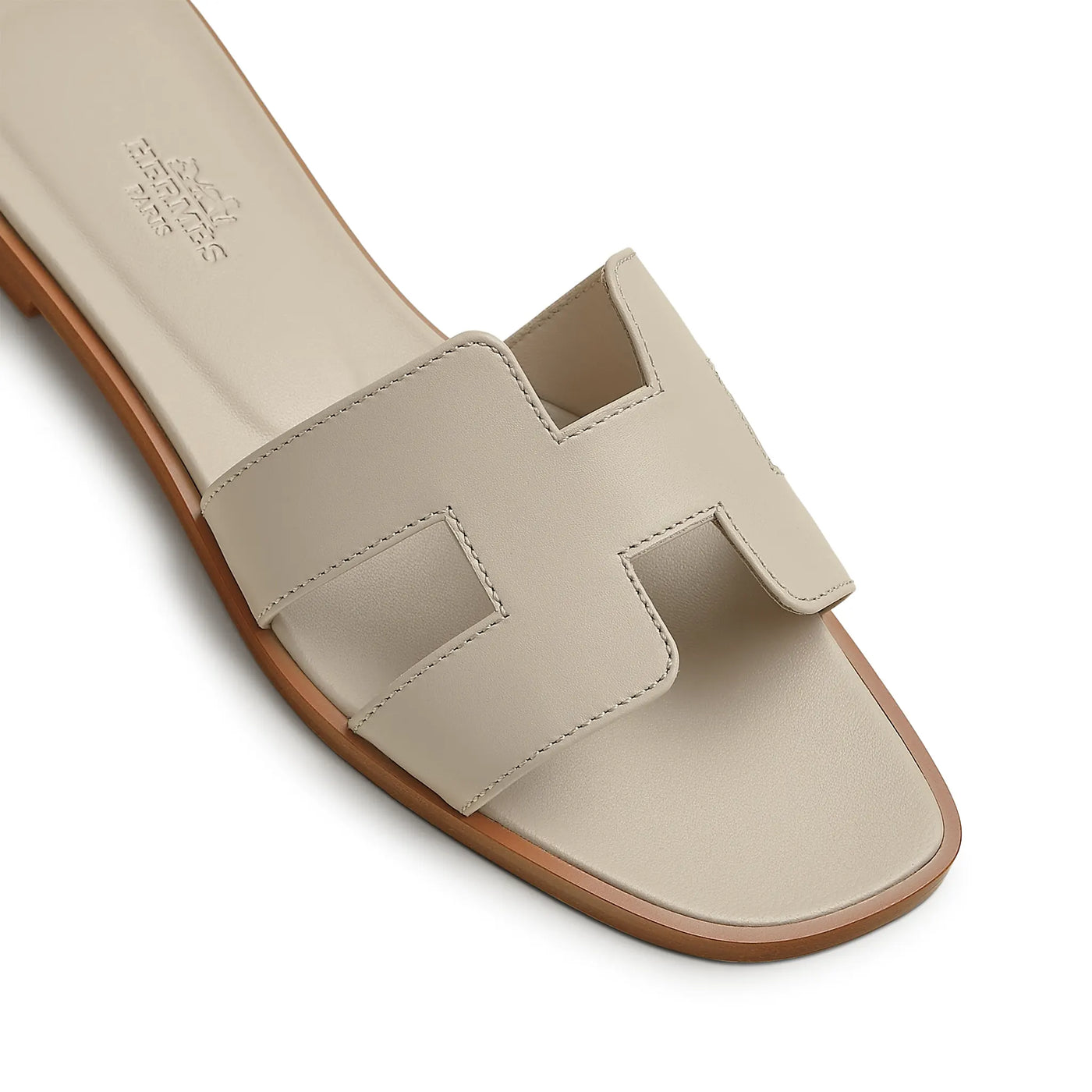 Sandales Hermès Oran Beige Nomade — vue 3