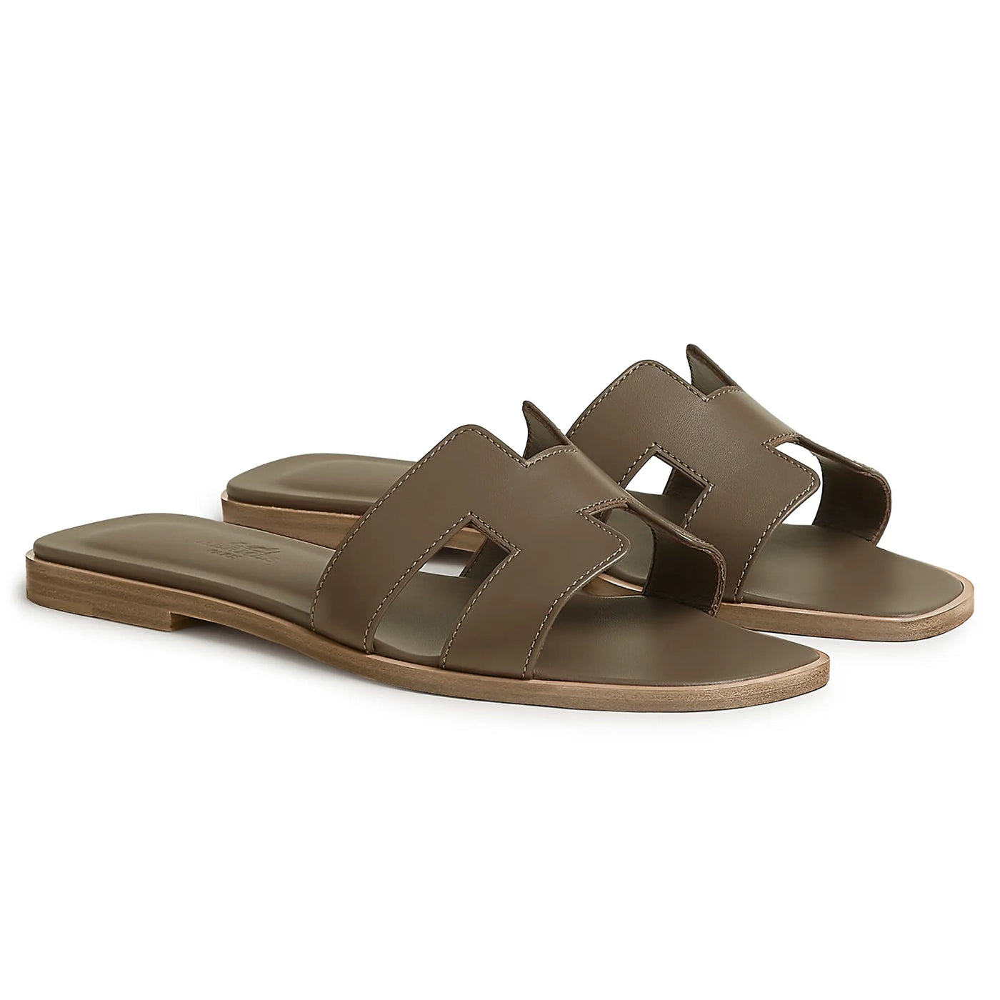 Sandales Hermès Oran Étoupe — vue 2