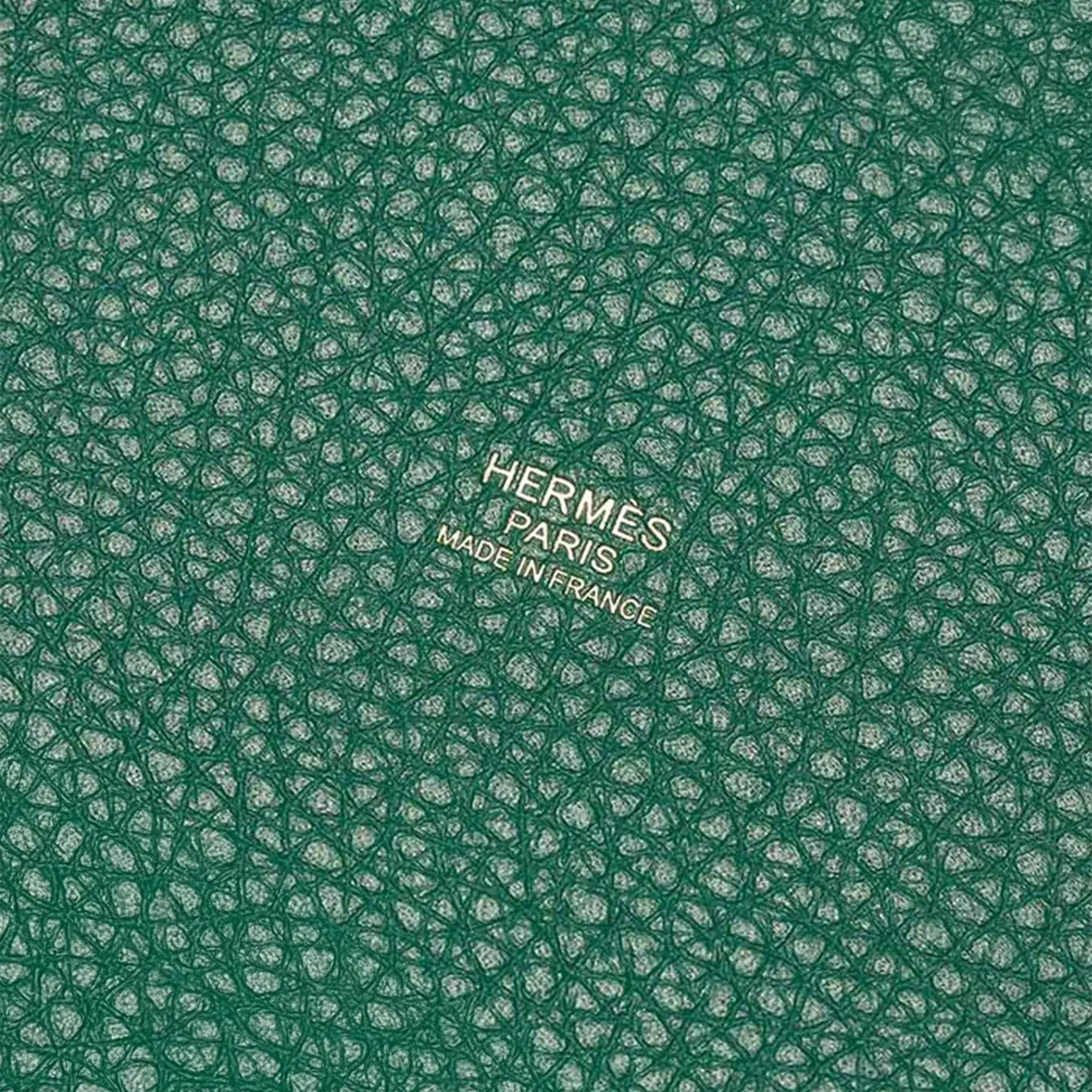 Sac à main Hermès Picotin Lock 18 Vert Clemence Or Hardware — vue 6