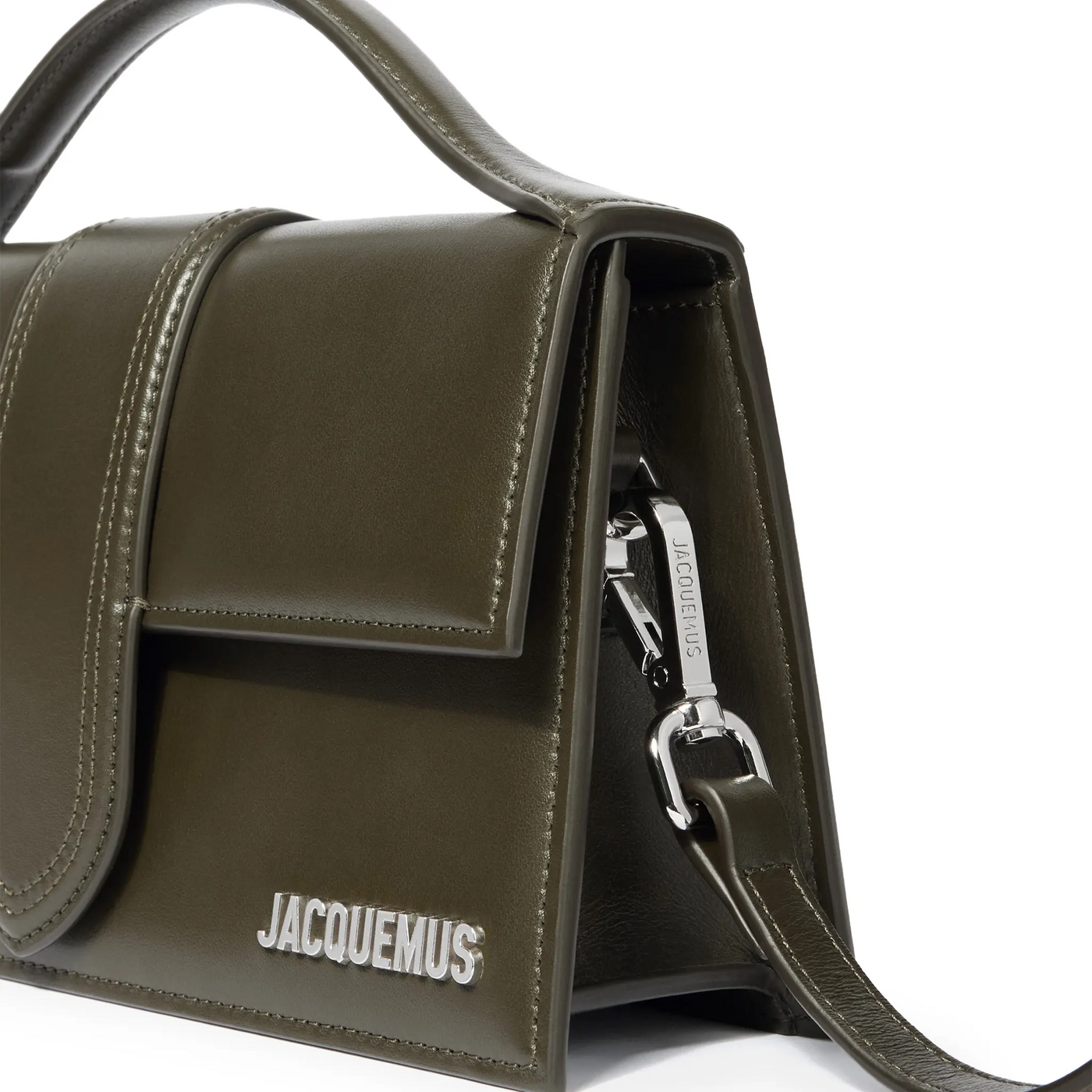 Sac à bandoulière Jacquemus Large Bambino Foncé Khaki Crossbody — vue 4